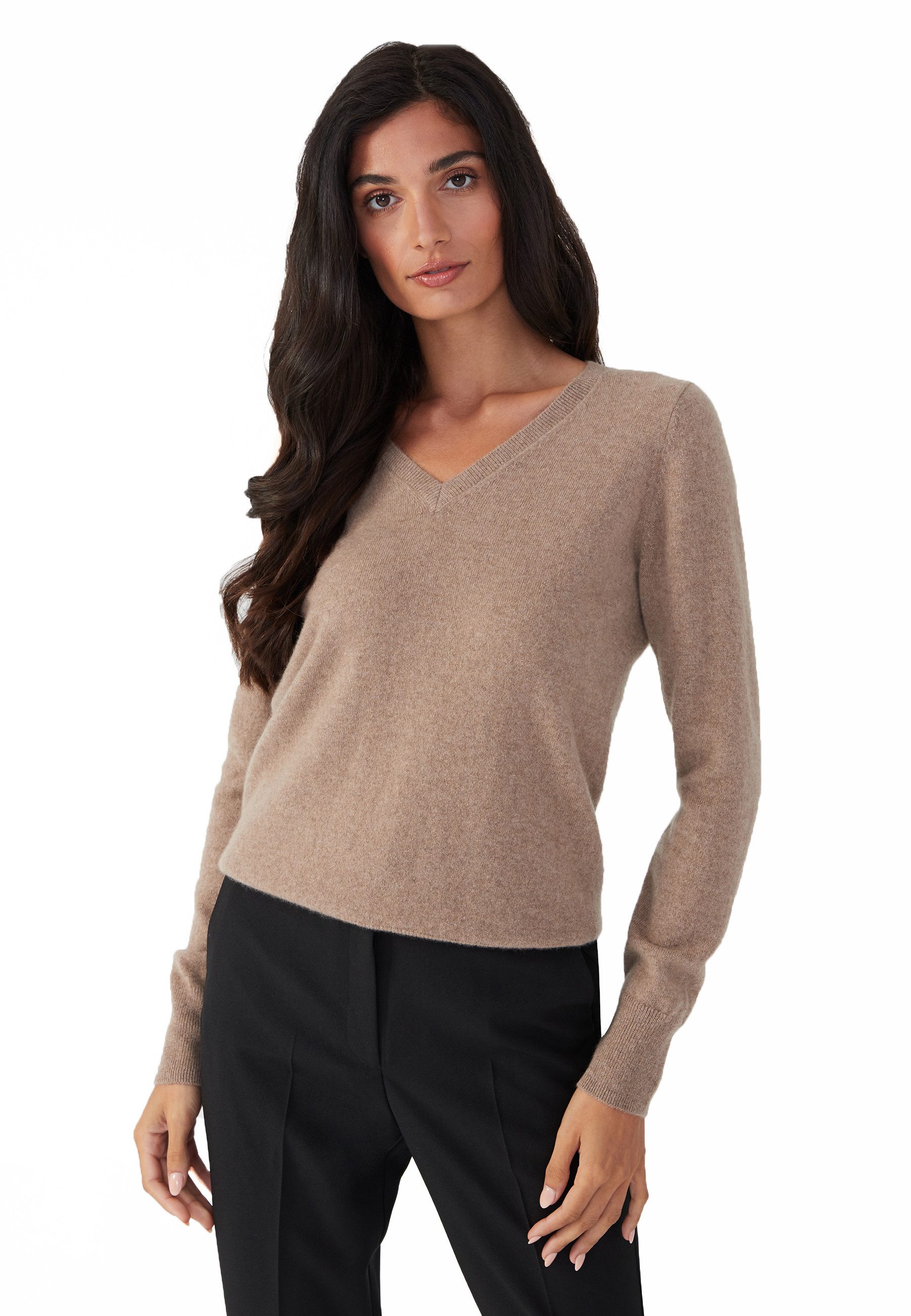 Style & Republic Kaschmirpullover Kaschmirpullover V-Neck günstig online kaufen
