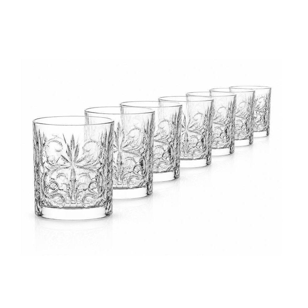 RCR Schnapsglas RCR Tattoo Whiskyglas 330 ml 6er Set, Kristallglas