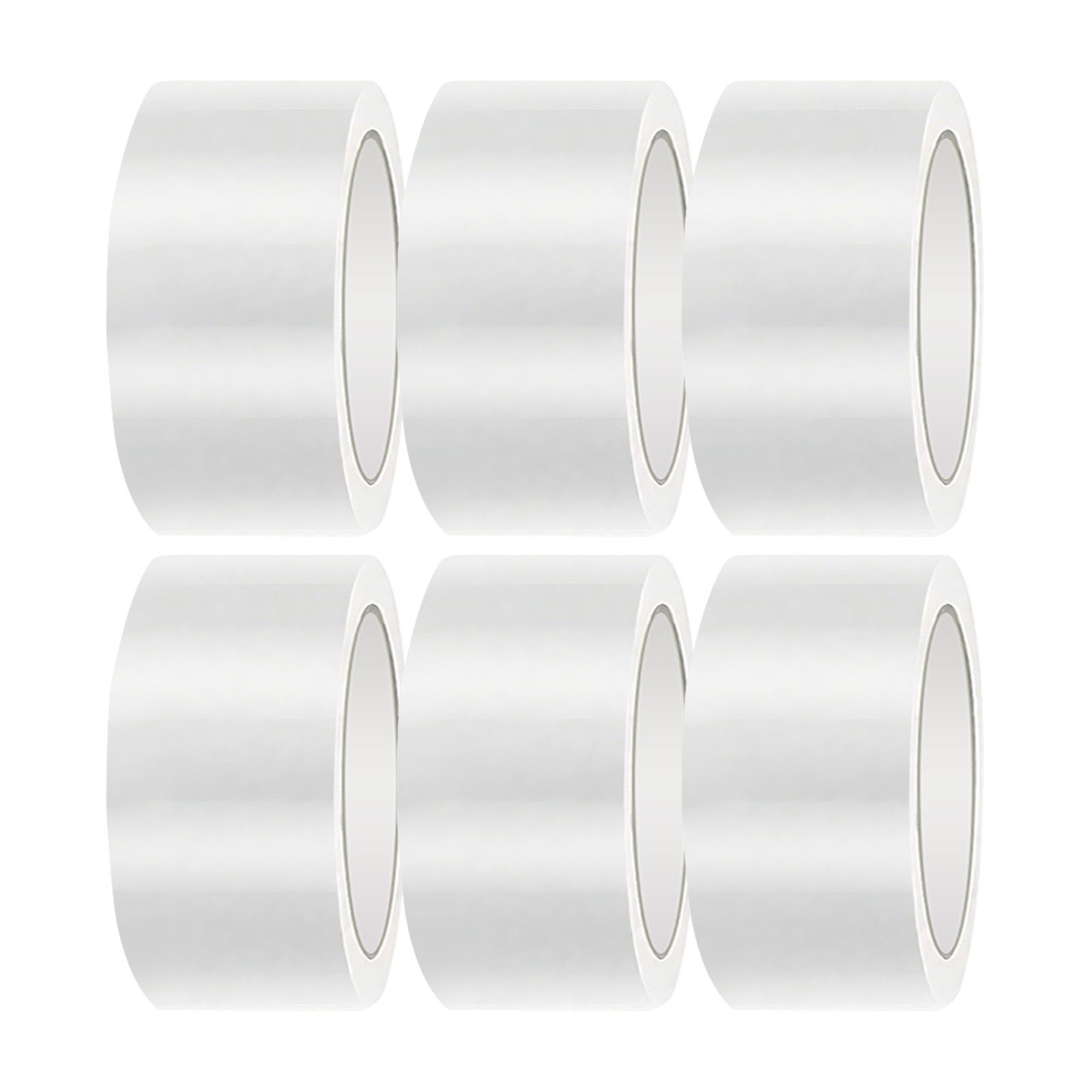 Bundviel Klebeband Paketklebeband 6-96 Rollen 48mm x 55m Packband Klebeband (Set, 6-St) Paketklebeband - leises und sauberes Verpacken