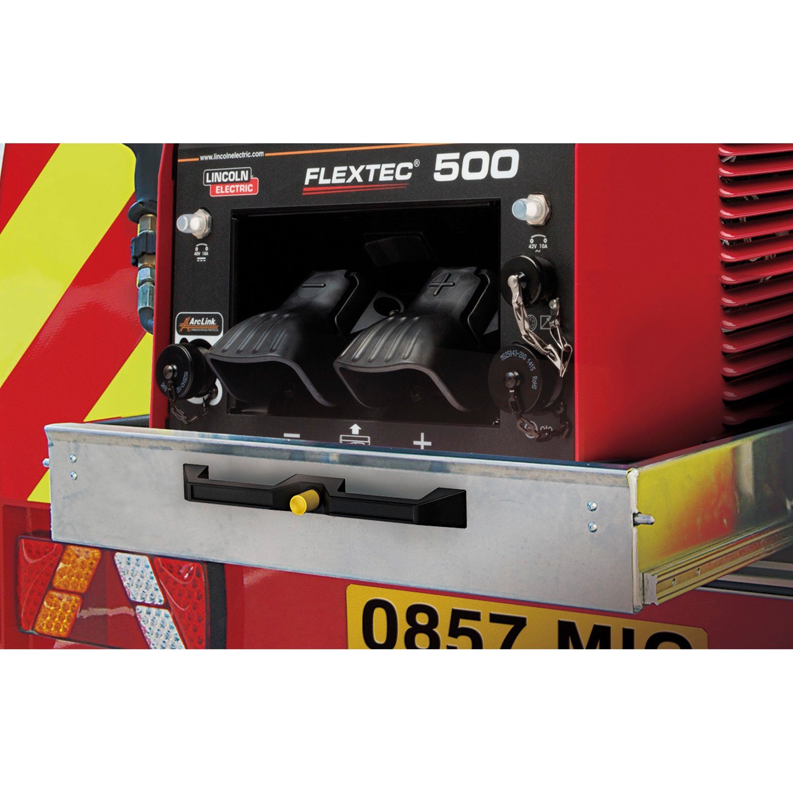 SO-TECH® Auszug Verriegelung D3000 Lock-in/out Schubladenbreite bis 1122 mm, für Schubladengröße bis 1122x500 mm für gängige Vollauszüge