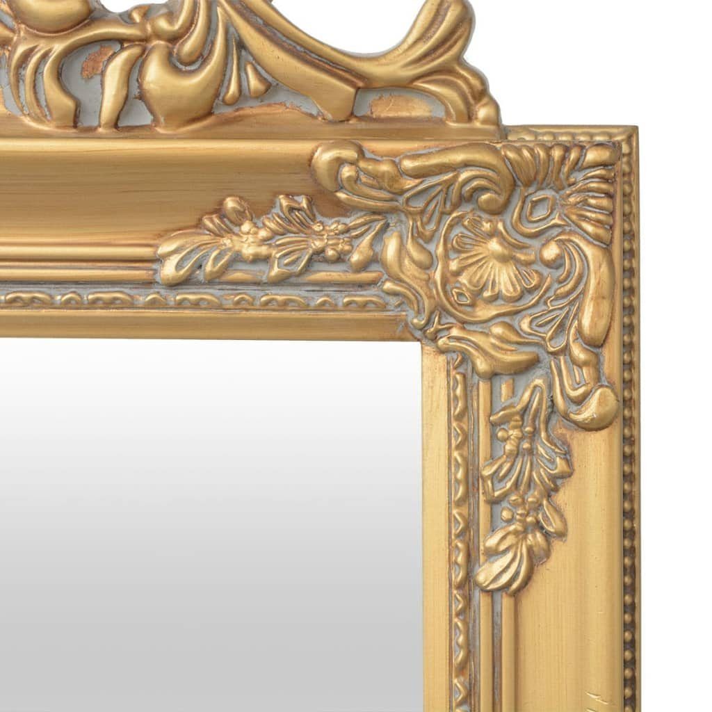 vidaXL Spiegel Standspiegel im Barock-Stil Golden Gold Gold (1-St) 160x40 | cm