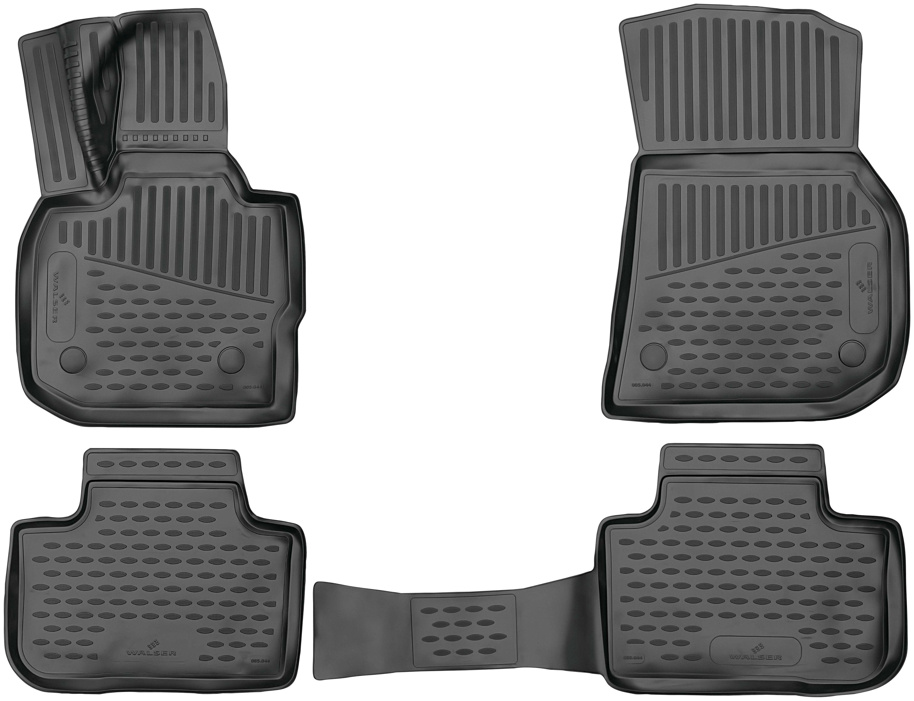 WALSER Passform-Fußmatten XTR (4 St), für BMW X3 Geländewagen, für BMW X3 (G01) 2017 - Heute | Automatten
