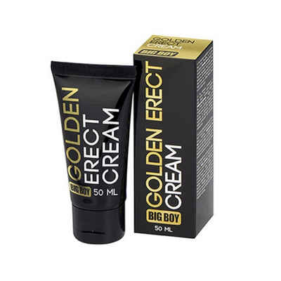 Big Boy Verzögerungsmittel Golden Erect Cream, erektionsfördernde Creme für Männer, Tube mit 50ml, 1-tlg., Creme für eine vergrößerte Erektion