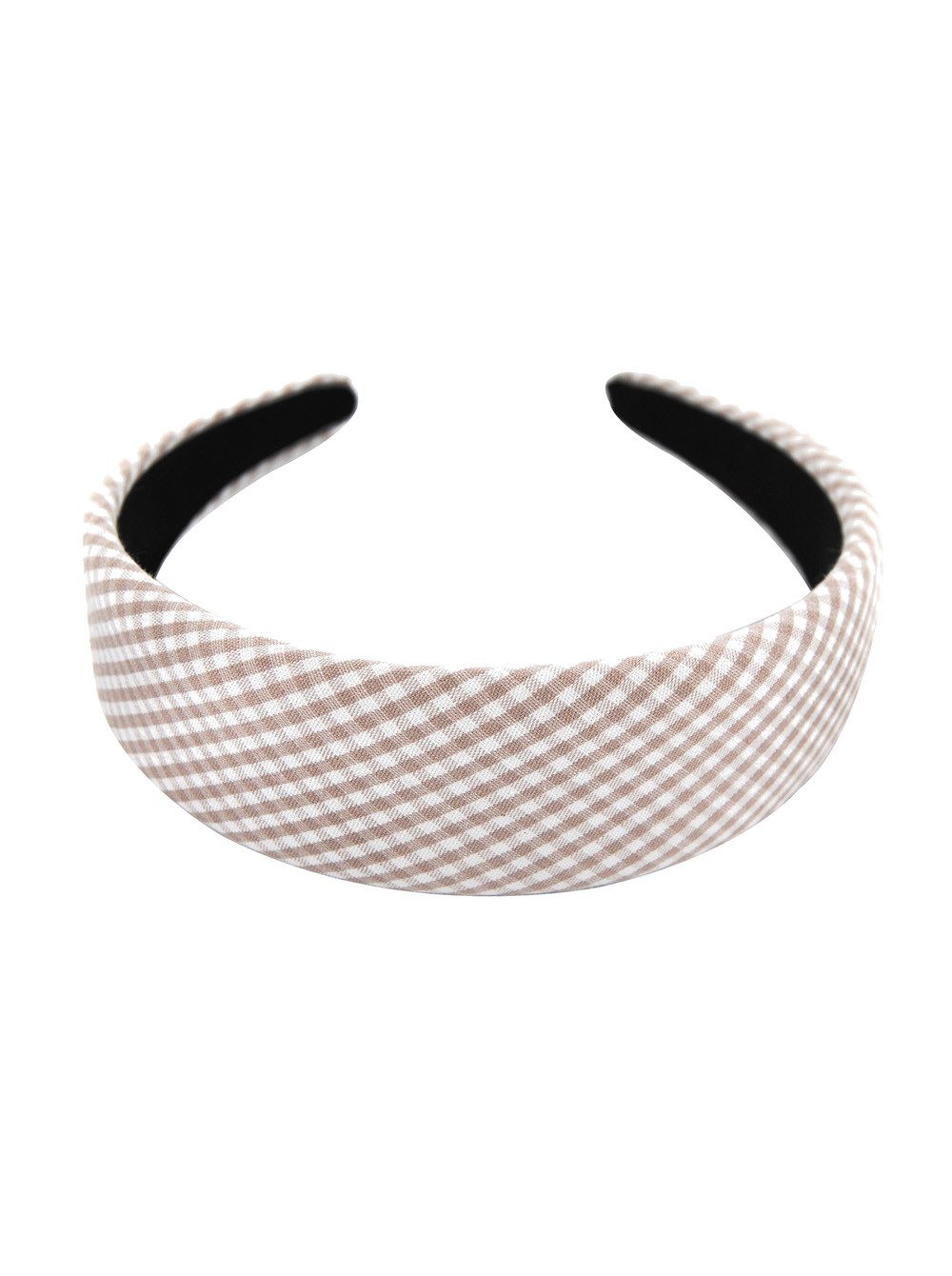 axy Haarreif Karierter Haarreif mit Stoff gepolstertes, Vintage Damen Haareifen Haarband