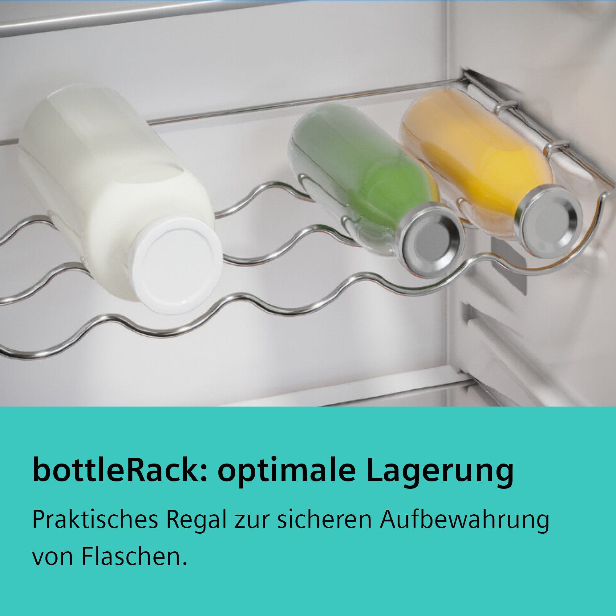 SIEMENS Einbaukühlschrank iQ500 KI31RADD1, 102,1 cm hoch, 55,8 cm breit, Made in Germany & mehr Platz für frische Produkte dank hyperFresh – Bild 2 von 5