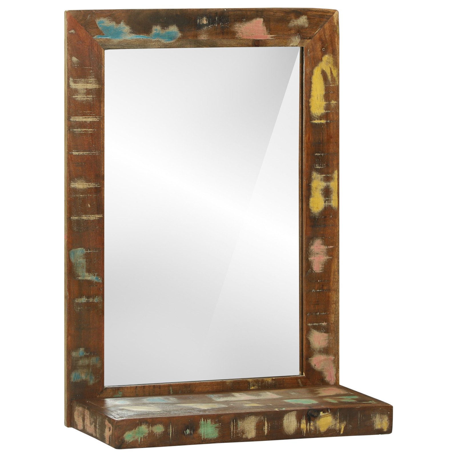 vidaXL Spiegel Badezimmerspiegel 50x22x70 cm Massivholz günstig online kaufen