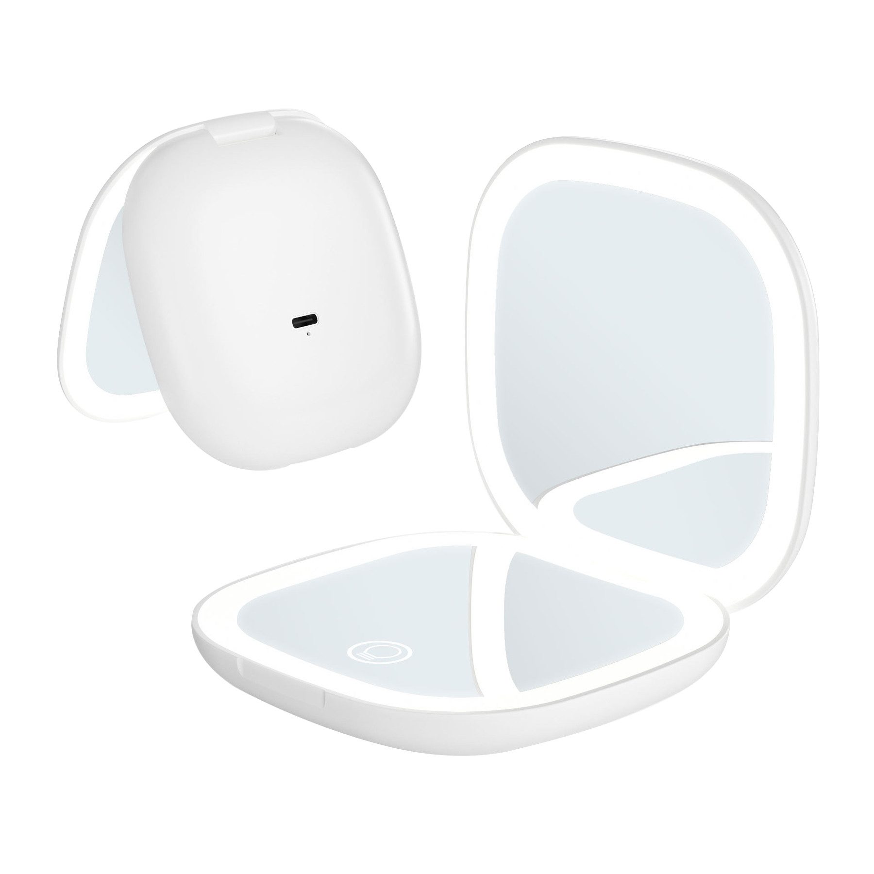 Senmudi Schminkspiegel Schminkspiegel Kompakt,5x/10xVergrößerung Taschenspi günstig online kaufen