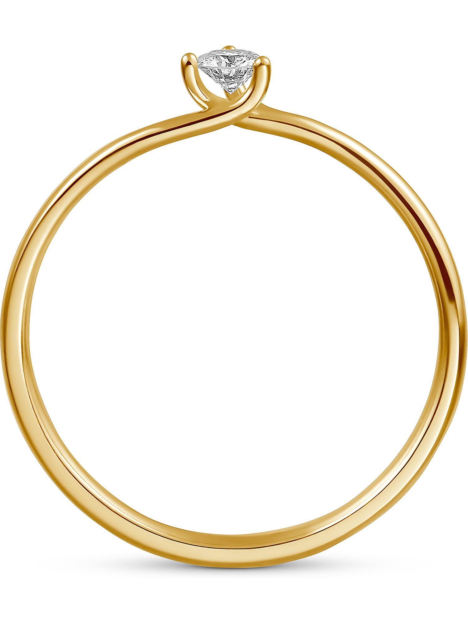 CHRIST Diamantring CHRIST Damen-Damenring 1 Diamant günstig online kaufen