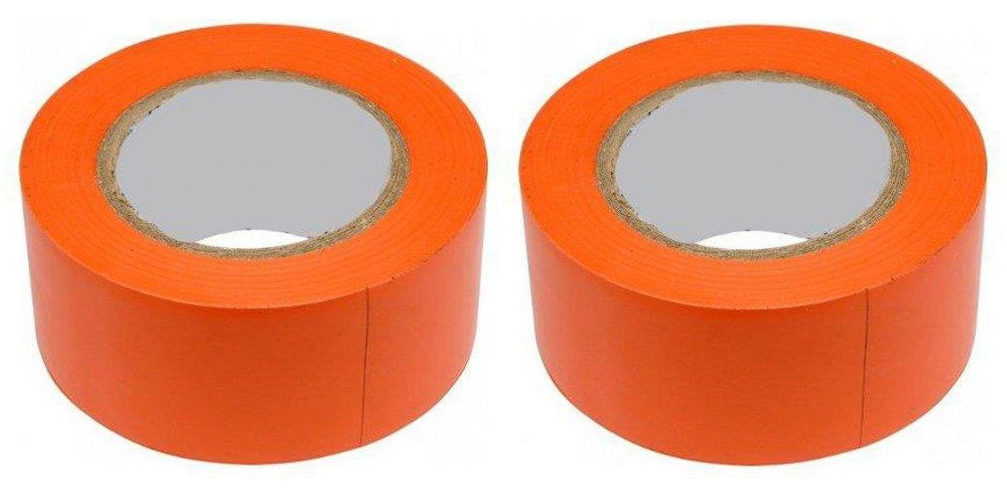 AnyTools Klebeband PE 30mm (2 x 33m orange rückstandsfrei Rollen)