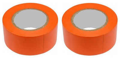 AnyTools Klebeband PE 30mm x 33m orange (2 Rollen) rückstandsfrei
