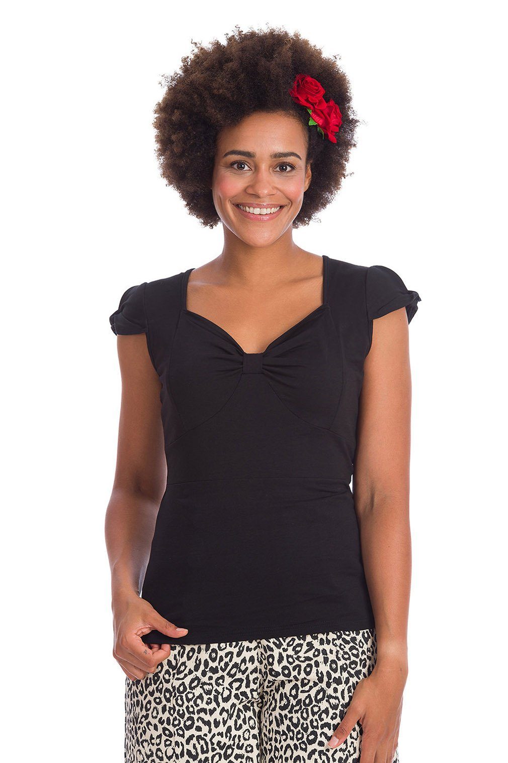Shirttop Sweet Summer Schwarz