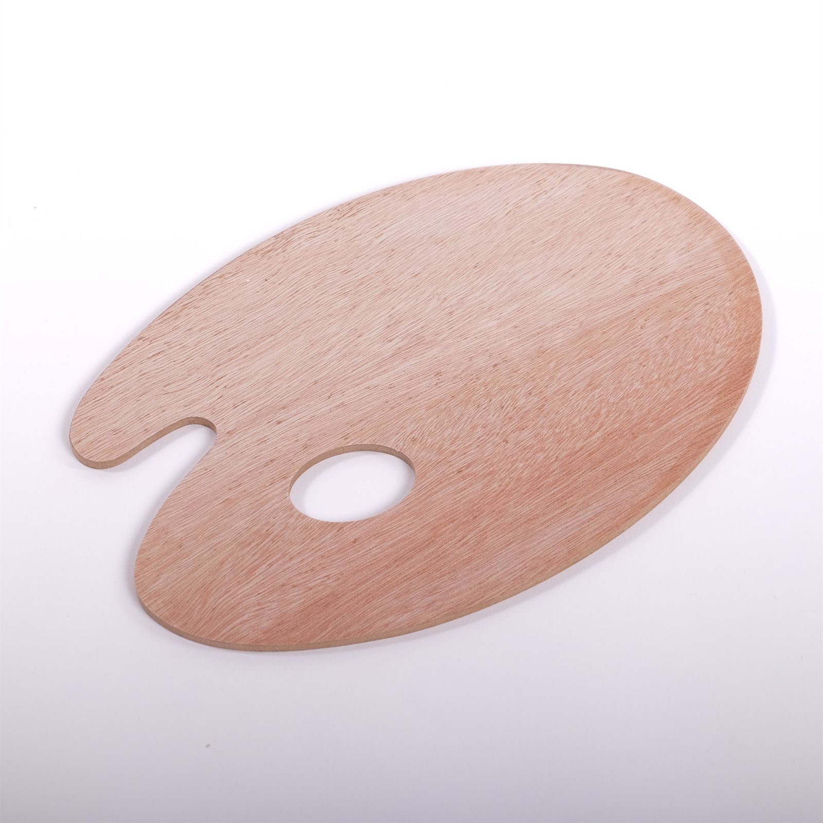 Art Star Farbmischbehälter Stabile Holz Mischpalette, oval, 20 x 30 cm, 5 mm, Farbmischpalette