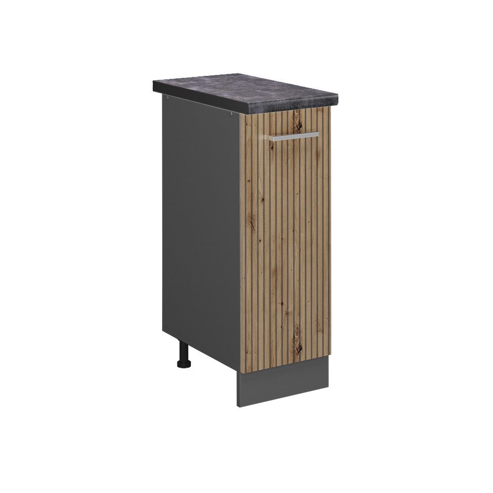 Vicco Apothekerschrank R-Line Artisan-Eiche/Anthrazit 30 cm AP Anthrazit günstig online kaufen