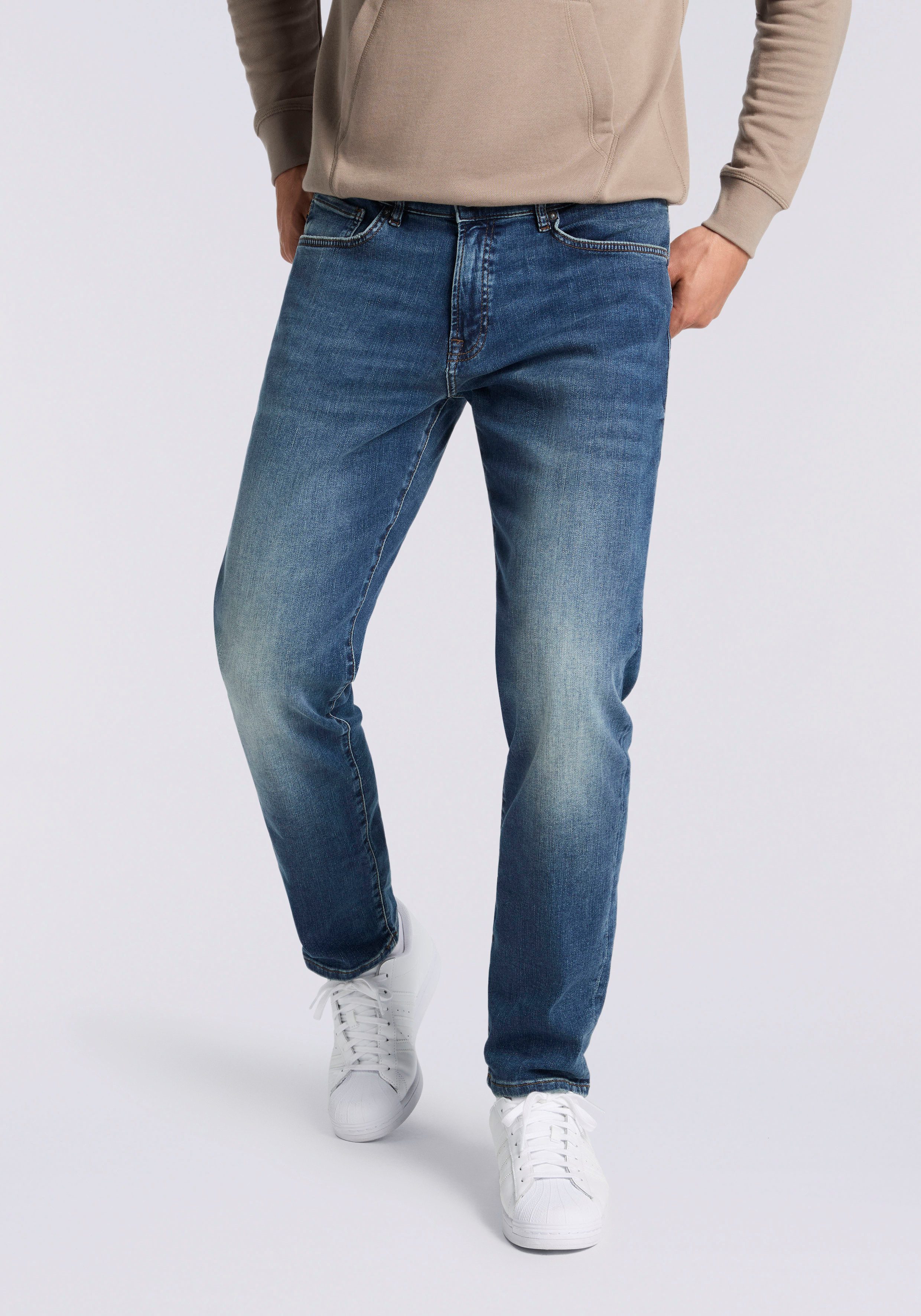BOSS ORANGE Regular-fit-Jeans RE.MAINE BO mit BOSS-Lederbadge günstig online kaufen