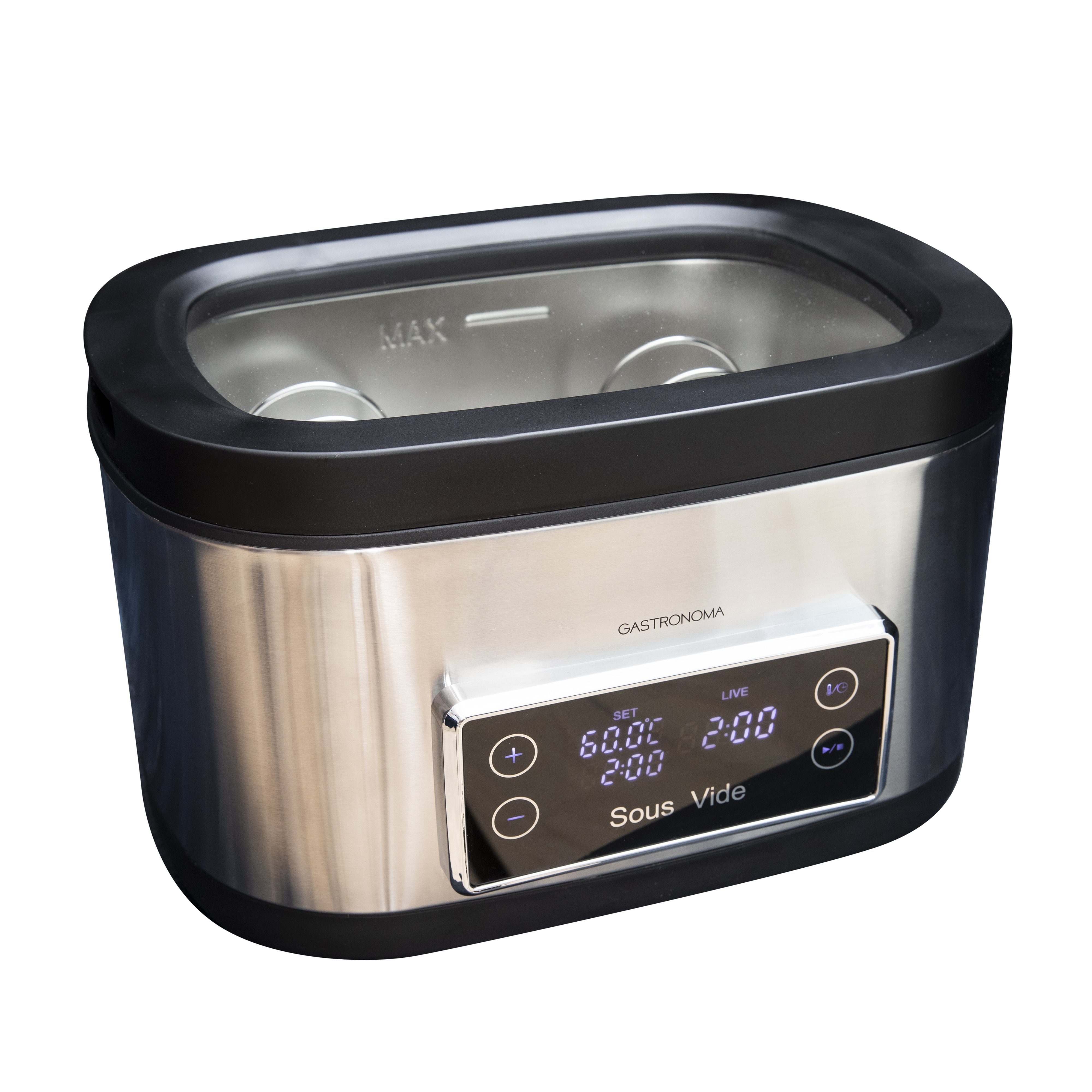 GASTRONOMA Dampfgarer 18310011, 700 W, Sous Vide, präzise Temperatursteuerung, für zarte und saftige Speisen
