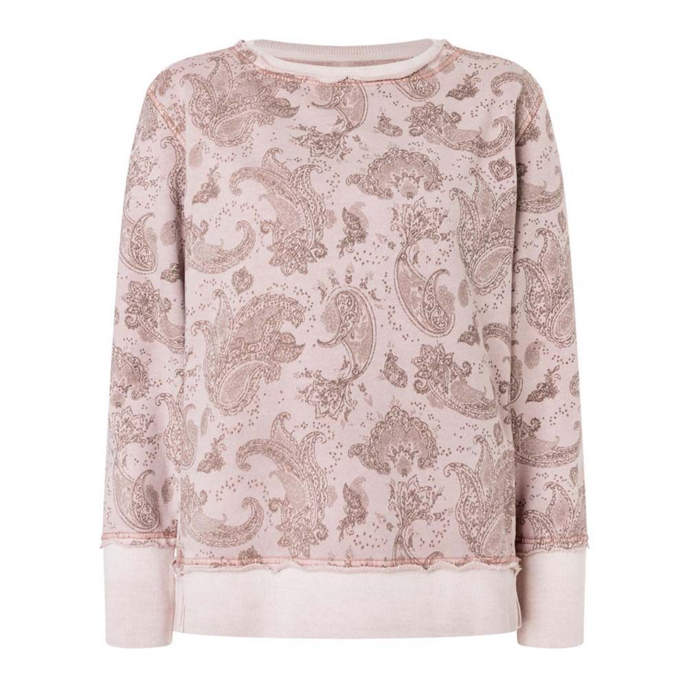 TIMEZONE Sweatshirt Signature - blush tonal paisley
