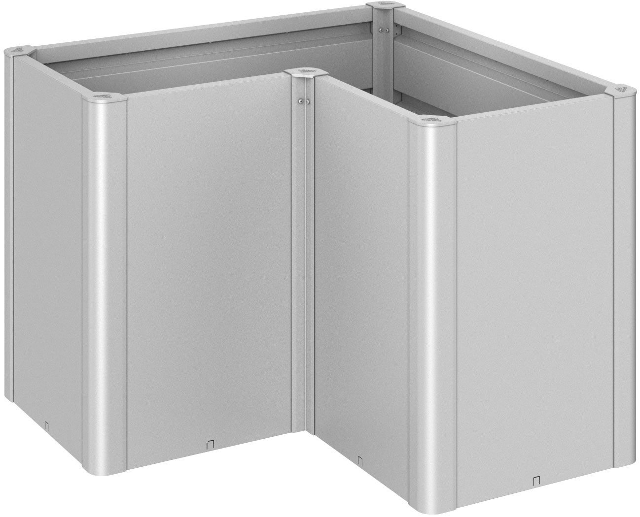 Biohort Hochbeet BELVEDERE L-Form maxi 1, verschiedene Farben, 102x102x77 cm, extrem langlebig, aus Metall