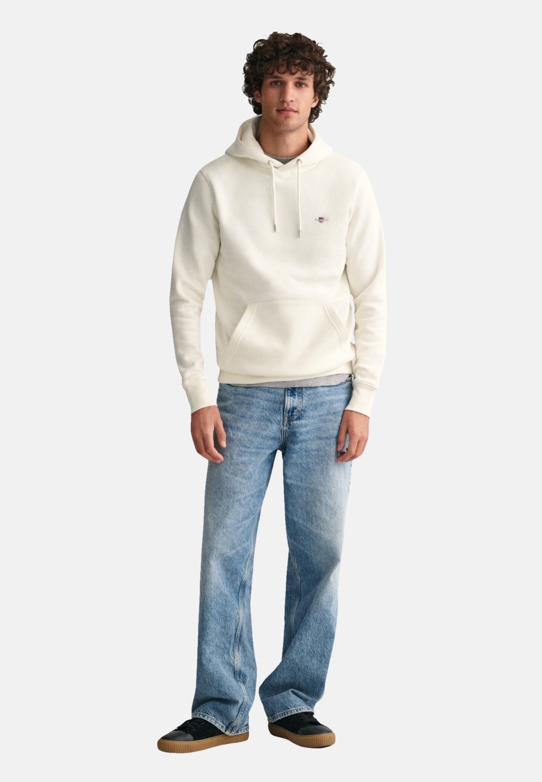 Gant Hoodie Kapuzenpullover Hoodie Regular Fit Shield (1-tlg) günstig online kaufen