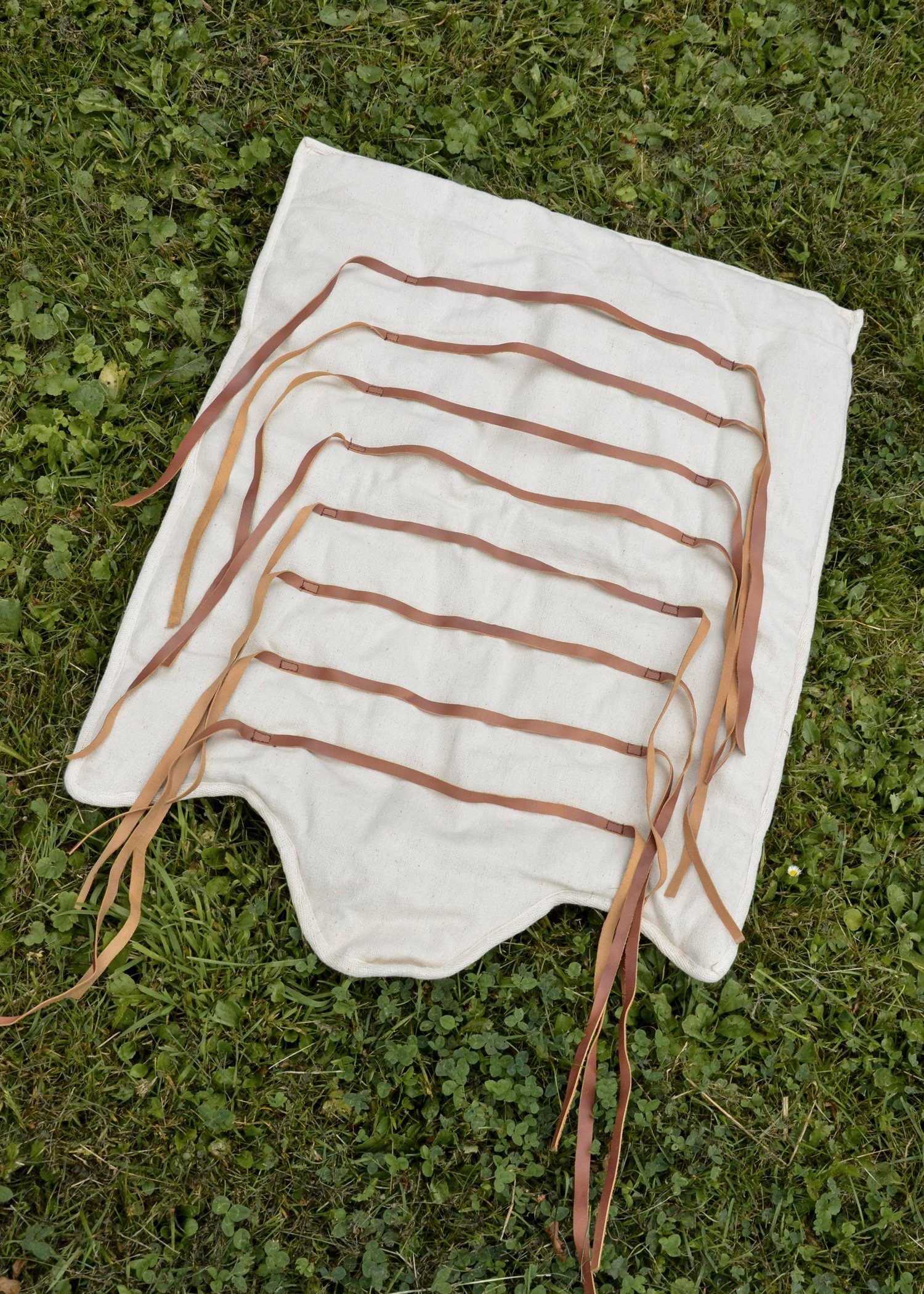 Ritter-Kostüm Gladiatoren Beinpolster