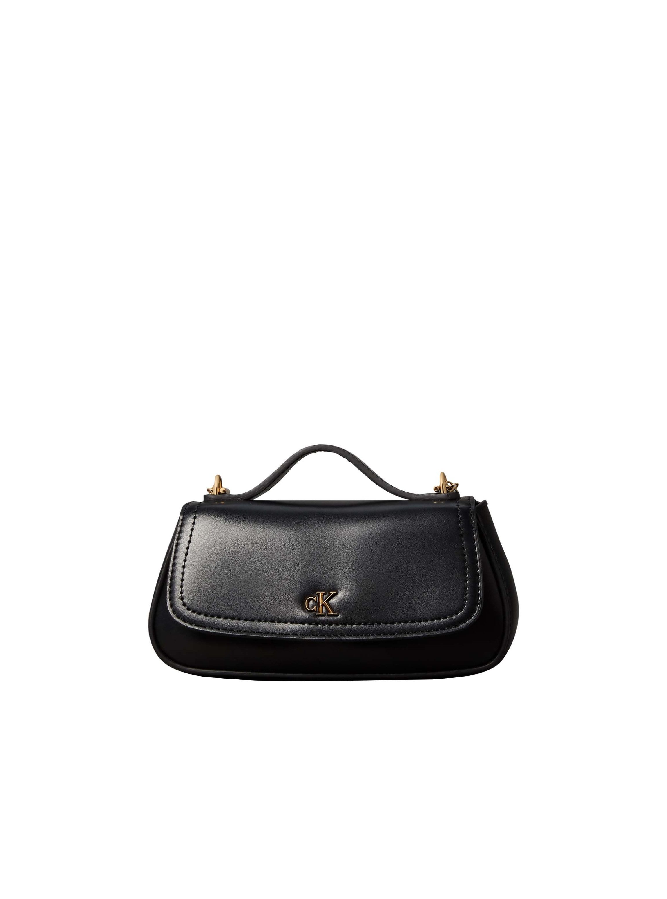 Calvin Klein Umhängetasche CK TOP HANDLE CROSSBODY, Mini Bag, Umhängetasche, Henkeltasche mit CK-Logo
