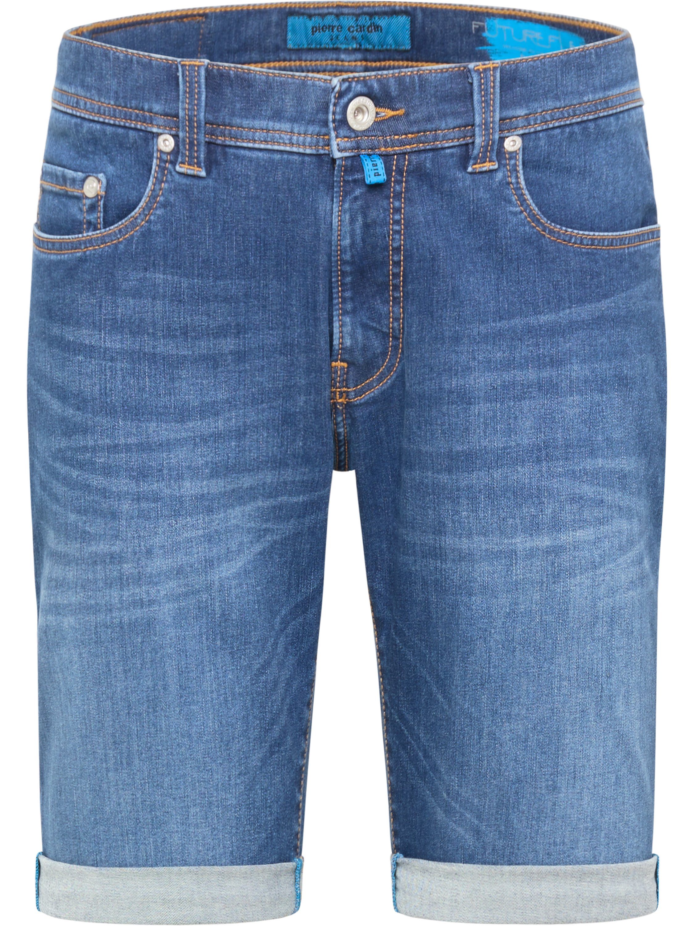 Pierre Cardin 5-Pocket-Jeans PIERRE CARDIN LYON FUTUREFLEX SHORTS blue denim 3452 8860.05 - Inch-Gr