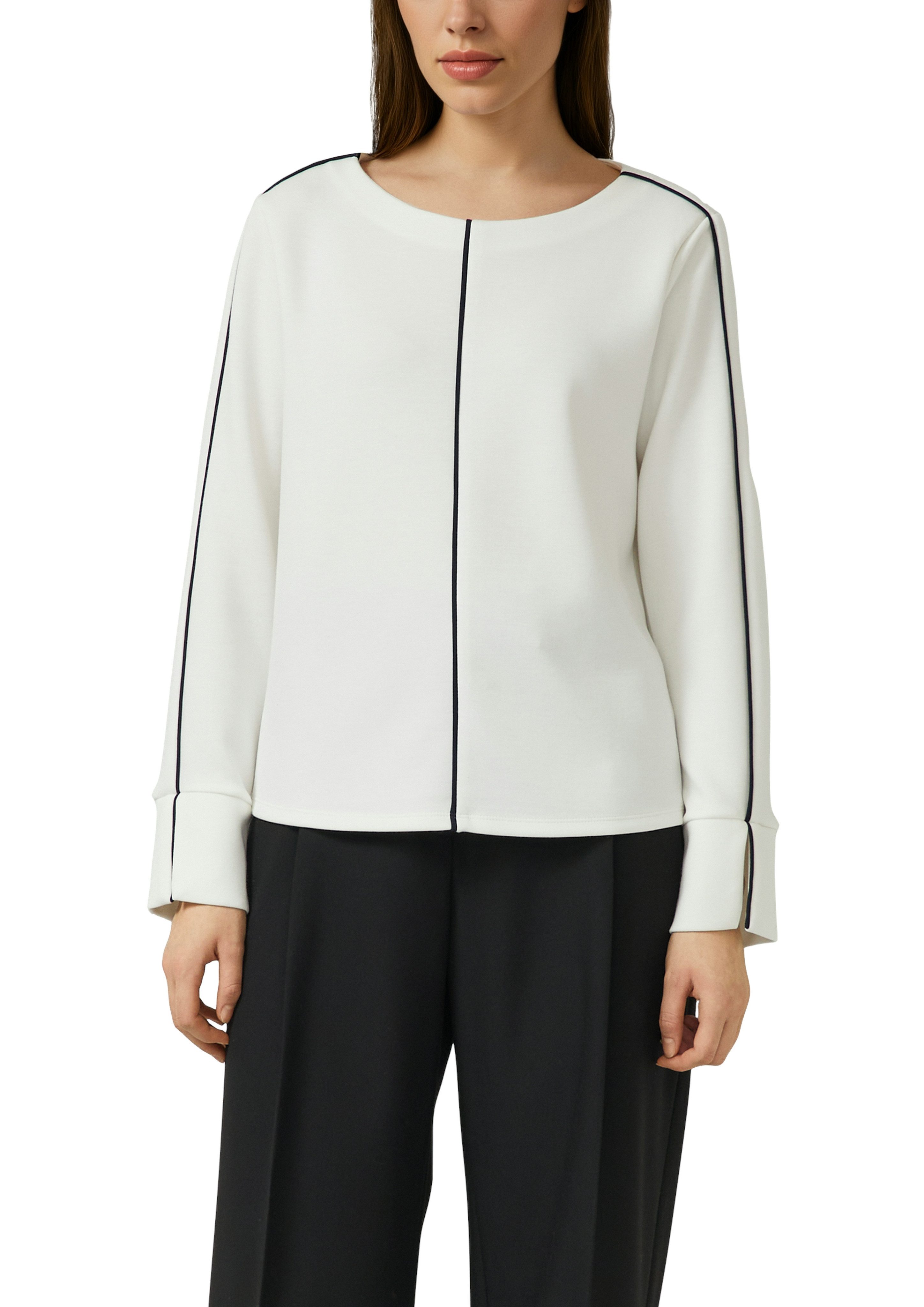 s.Oliver BLACK LABEL Sweatshirt U-Boot Ausschnitt