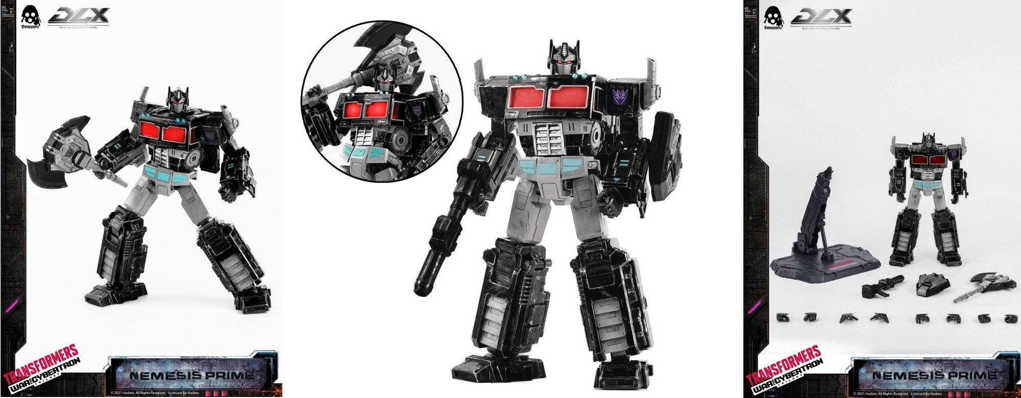 ThreeZero Actionfigur TRANSFORMERS WAR FOR CYBERTRON NEMESIS PRIME PX DELUXE ACTIONFIGUR