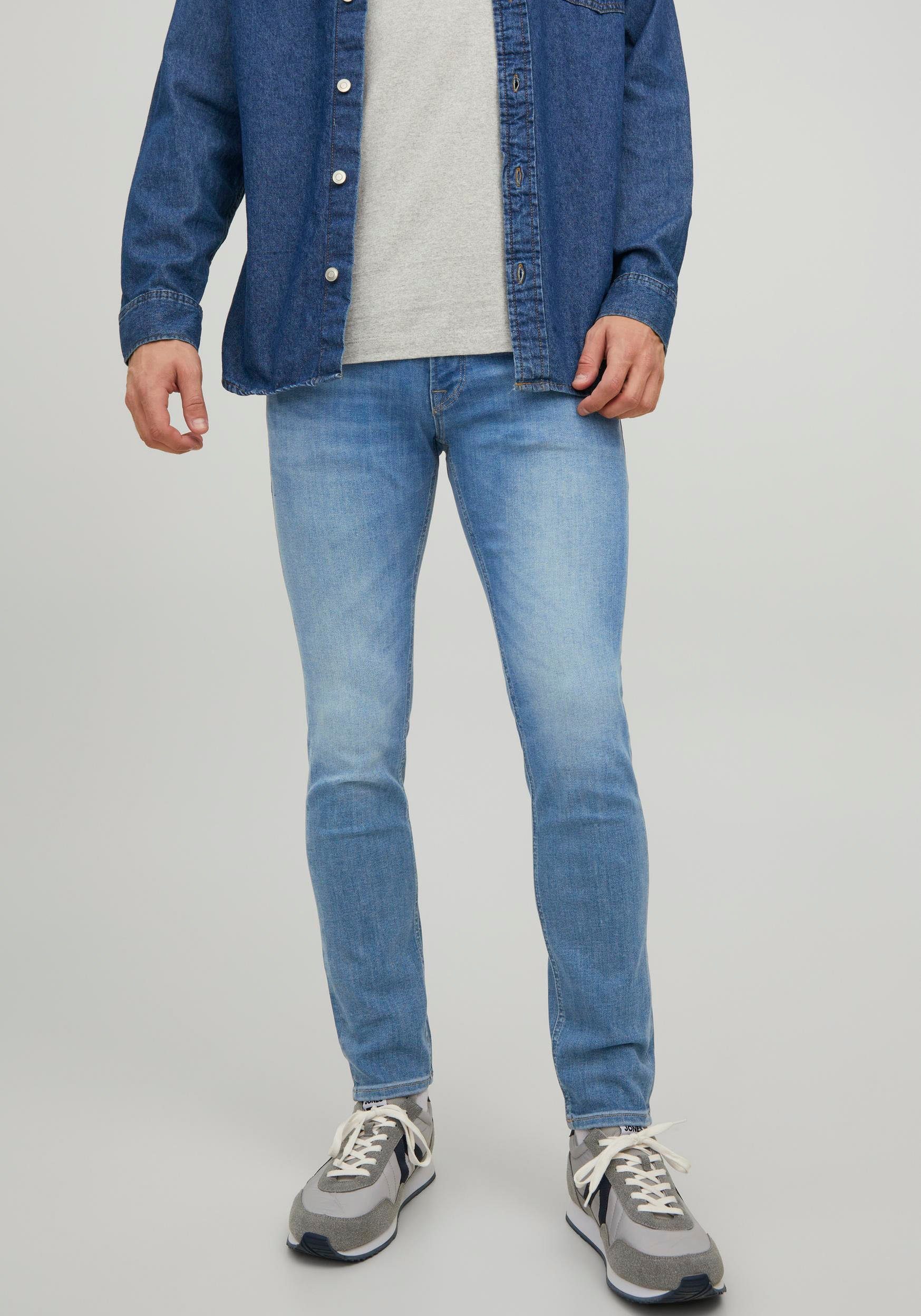 Jack & Jones Skinny-fit-Jeans JJILIAM JJORIGINAL GE 314 light-blue-denim