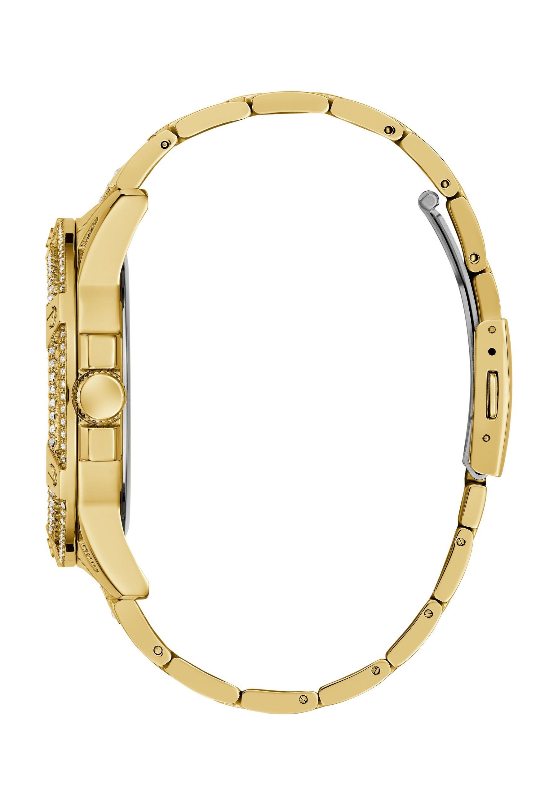 Guess Quarzuhr KING, (1-tlg), Quarz-Analoguhr günstig online kaufen