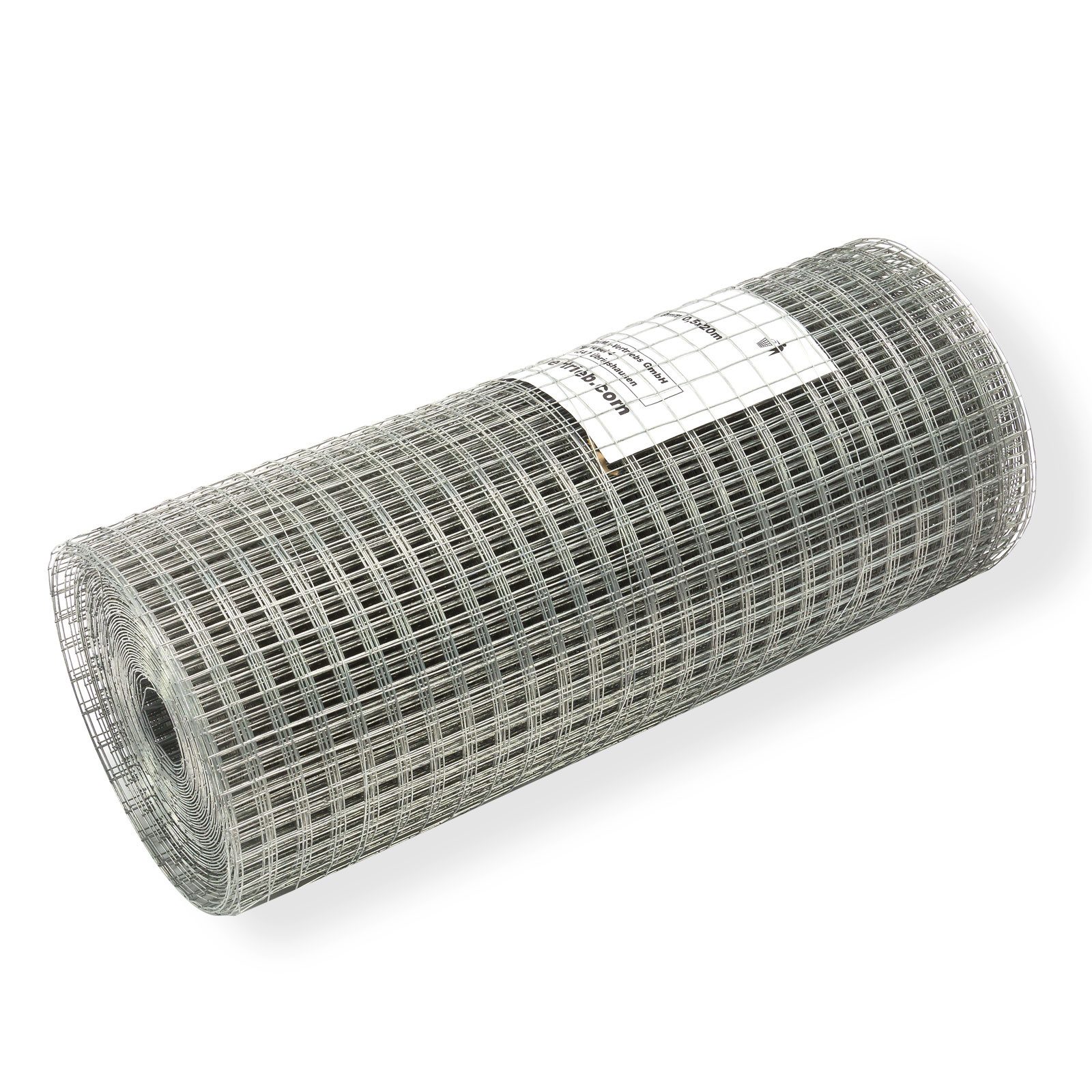 DEMA Geflechtzaun Drahtgitter 4eck 19mm 0,5x20m verzinkt