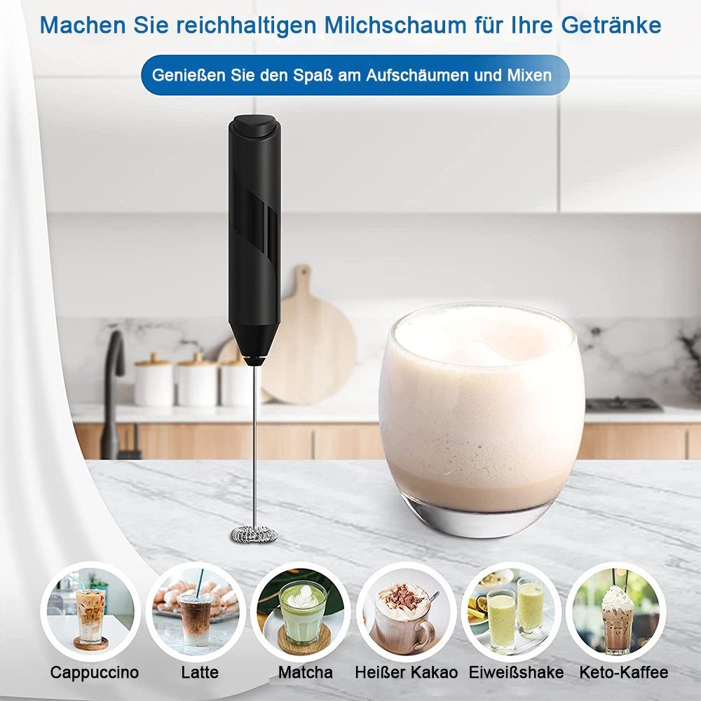 heiße Schokolade, Latte Frappe, für Handheld Milchaufschäumer Milchaufschäumer zggzerg