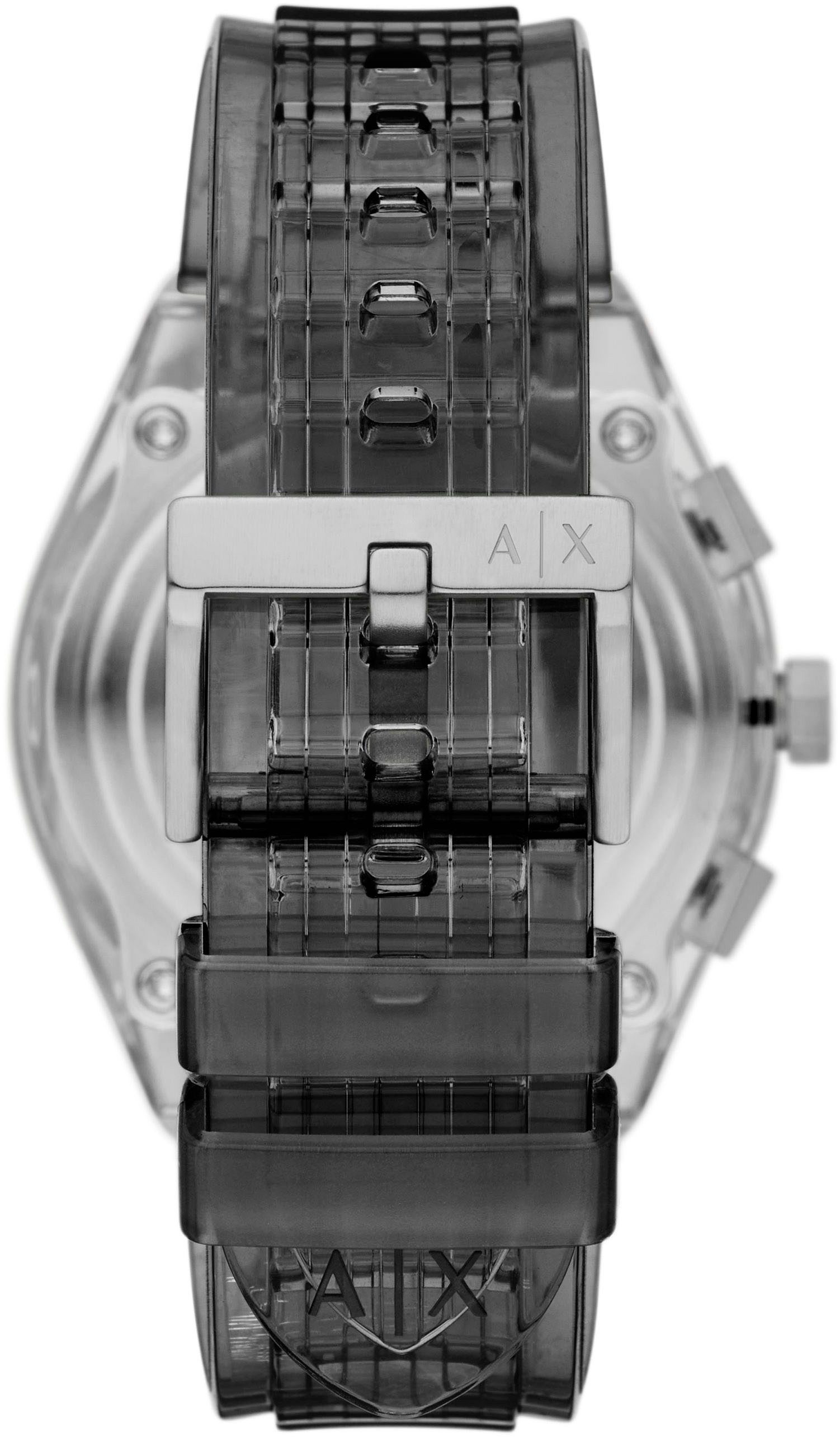 ARMANI EXCHANGE Chronograph SYNC AX4167, Quarzuhr, Armbanduhr, Herrenuhr, Polyurethanband, Datum, Stoppfunktion