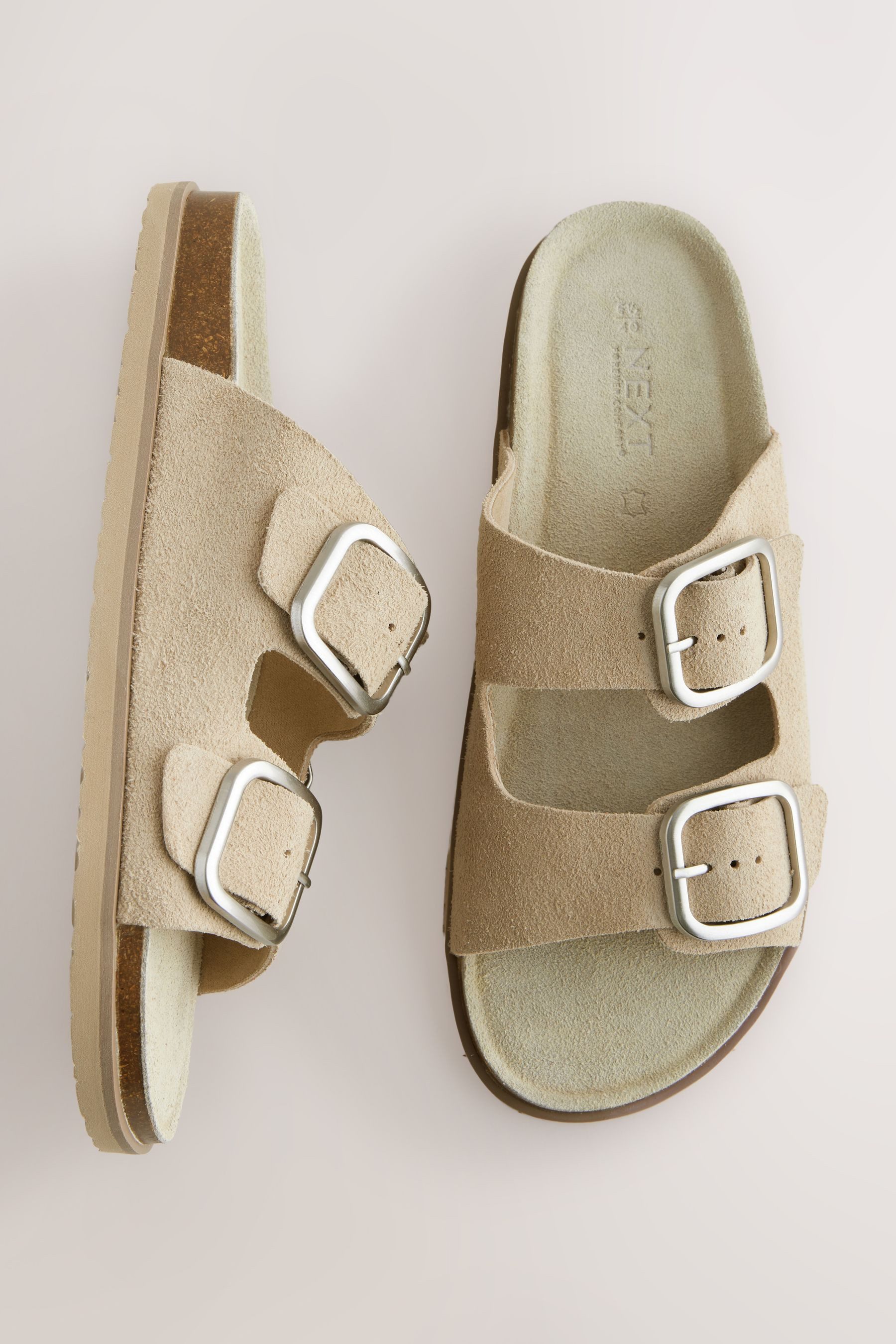 Next Forever Comfort® Fußbettsandalen mit zwei Riemen Sandale (1-tlg)