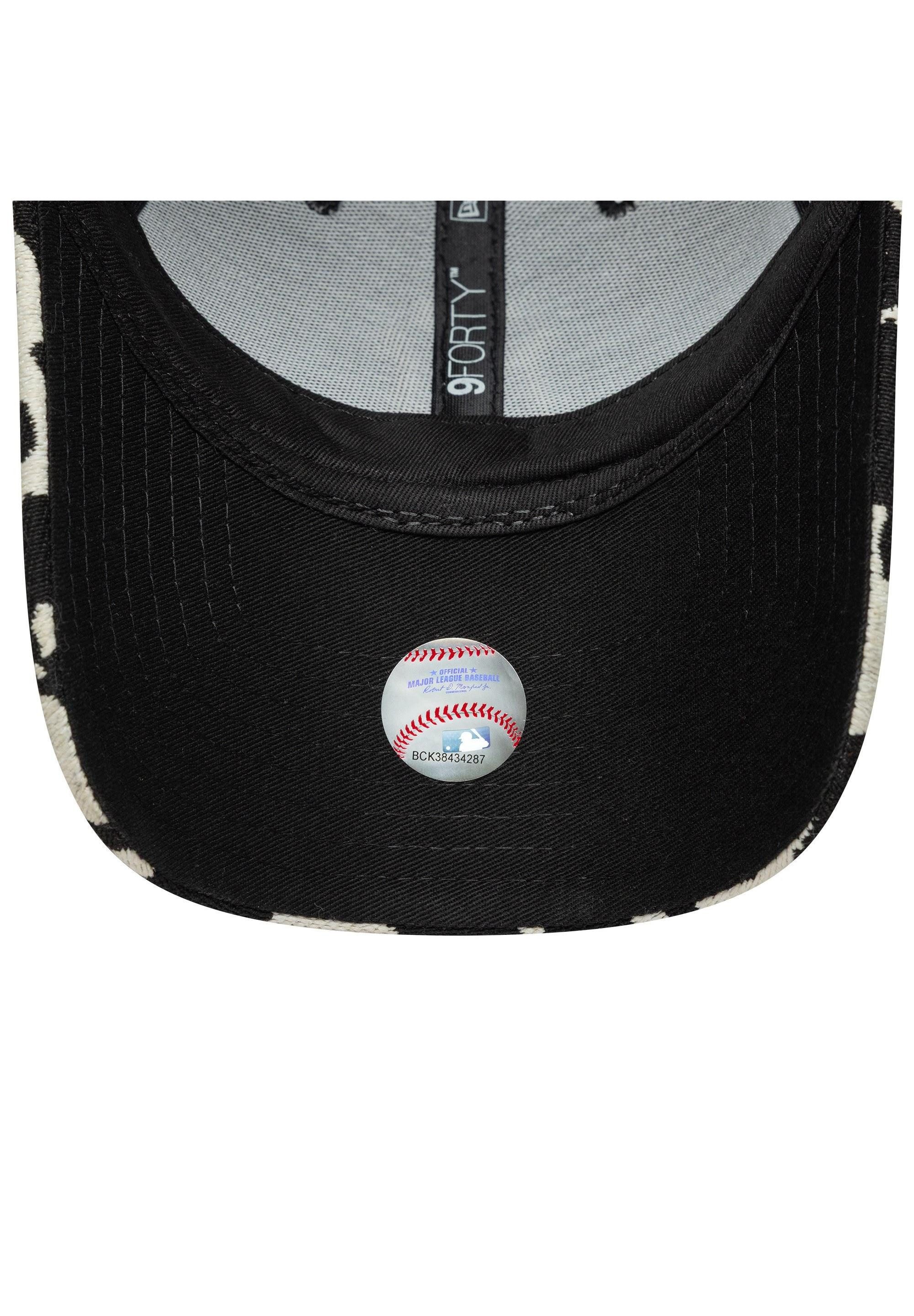 New Era Baseball Cap New York Yankees New Era MLB Cow Midi 9Forty Women Cap Weiß Schwarz (1-St) – Bild 5 von 5
