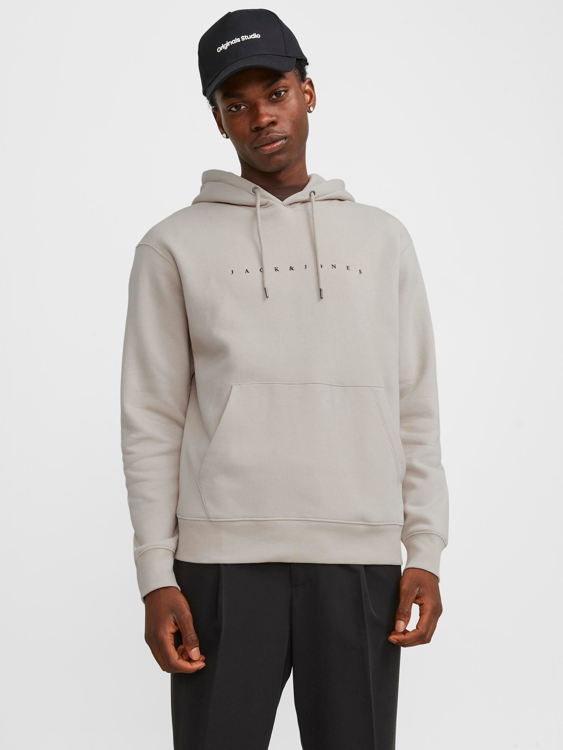 Jack & Jones Kapuzensweatshirt JJESTAR JJ SWEAT HOOD NOOS moonbeam