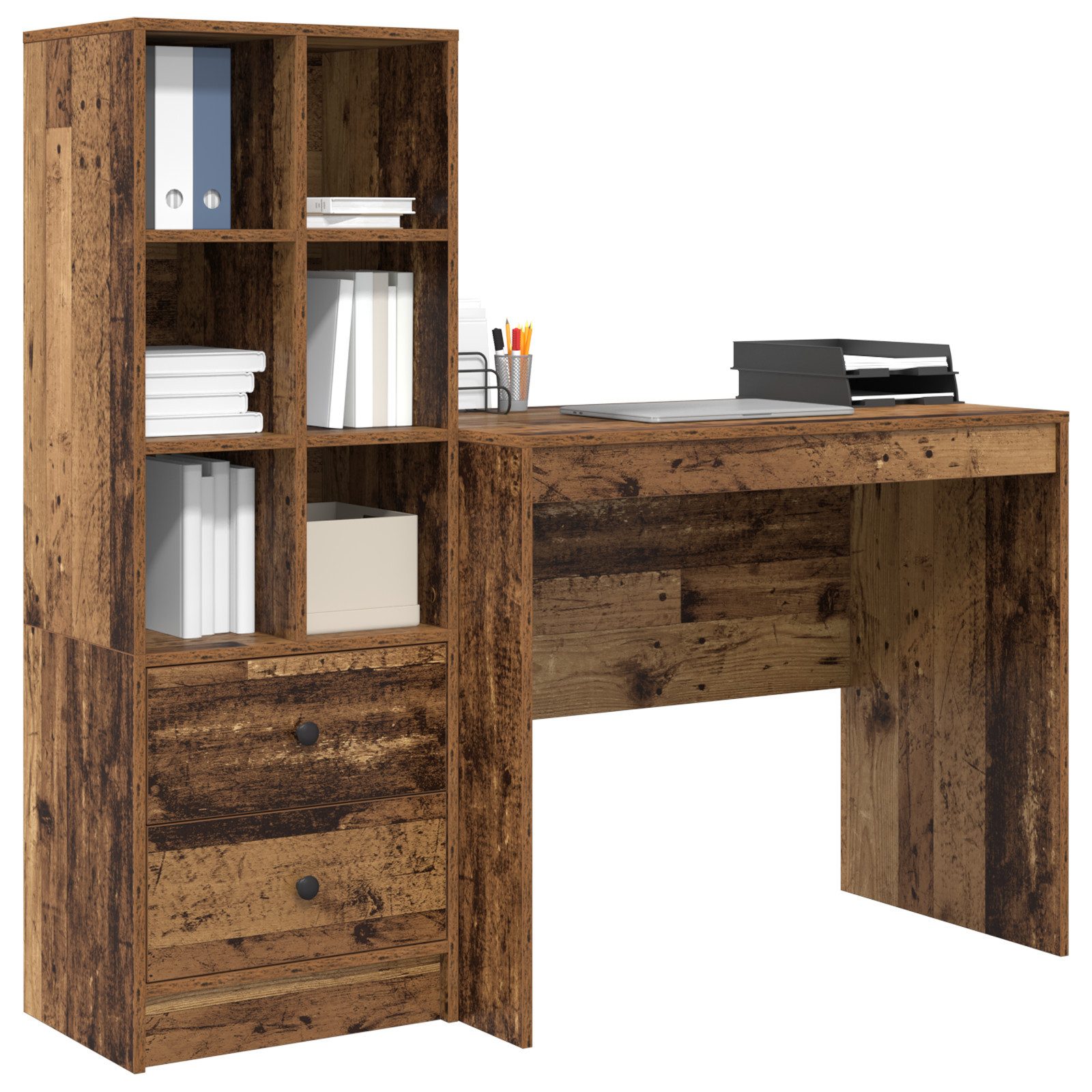 vidaXL Sideboard Schreibtisch mit Stauraum Alter günstig online kaufen