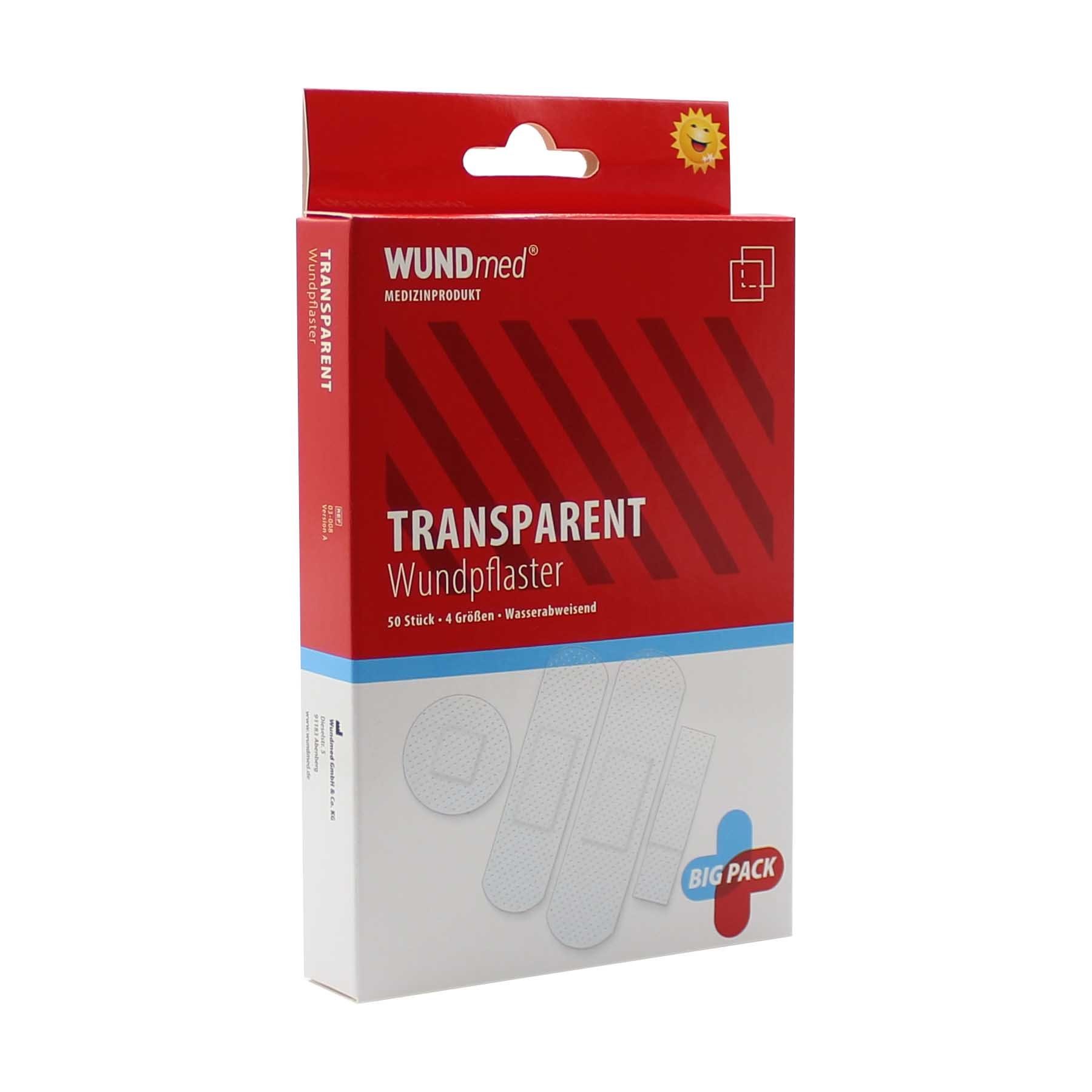 Wundmed Wundpflaster WUNDmed® Wundpflaster transparent 50 Stück/Packung