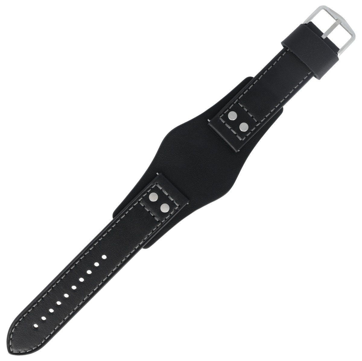 Fossil Uhrenarmband 22mm Leder Schwarz CH-2564 günstig online kaufen