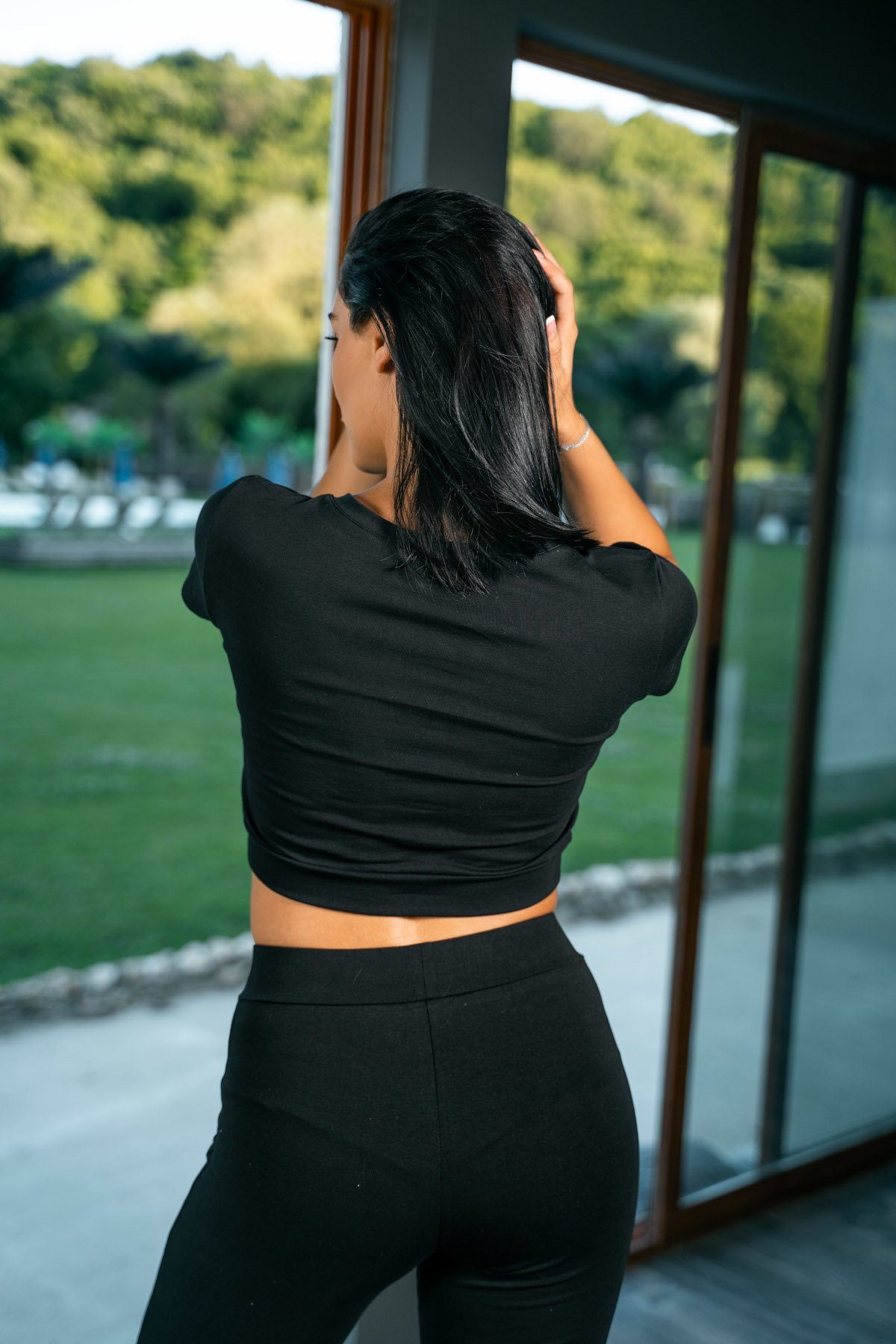 Evoni Leggings für Damen kurz Baumwolle günstig online kaufen