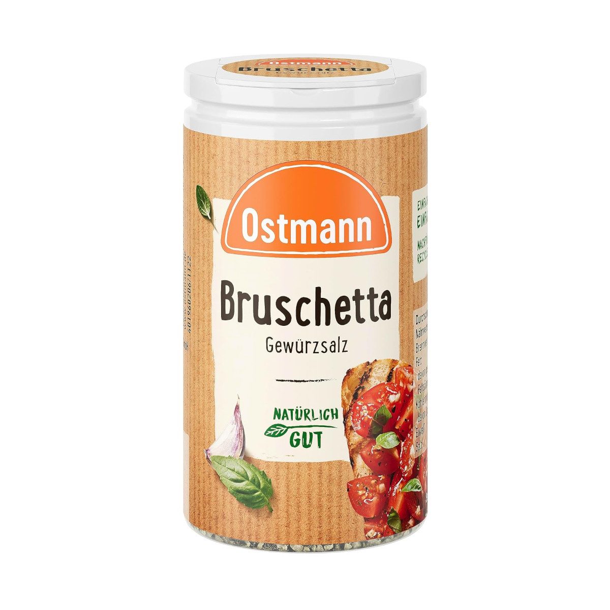 Ostmann Gewürz, Ostmann Bruschetta Gewürzsalz für schnelle mediterrane Gerichte 38g