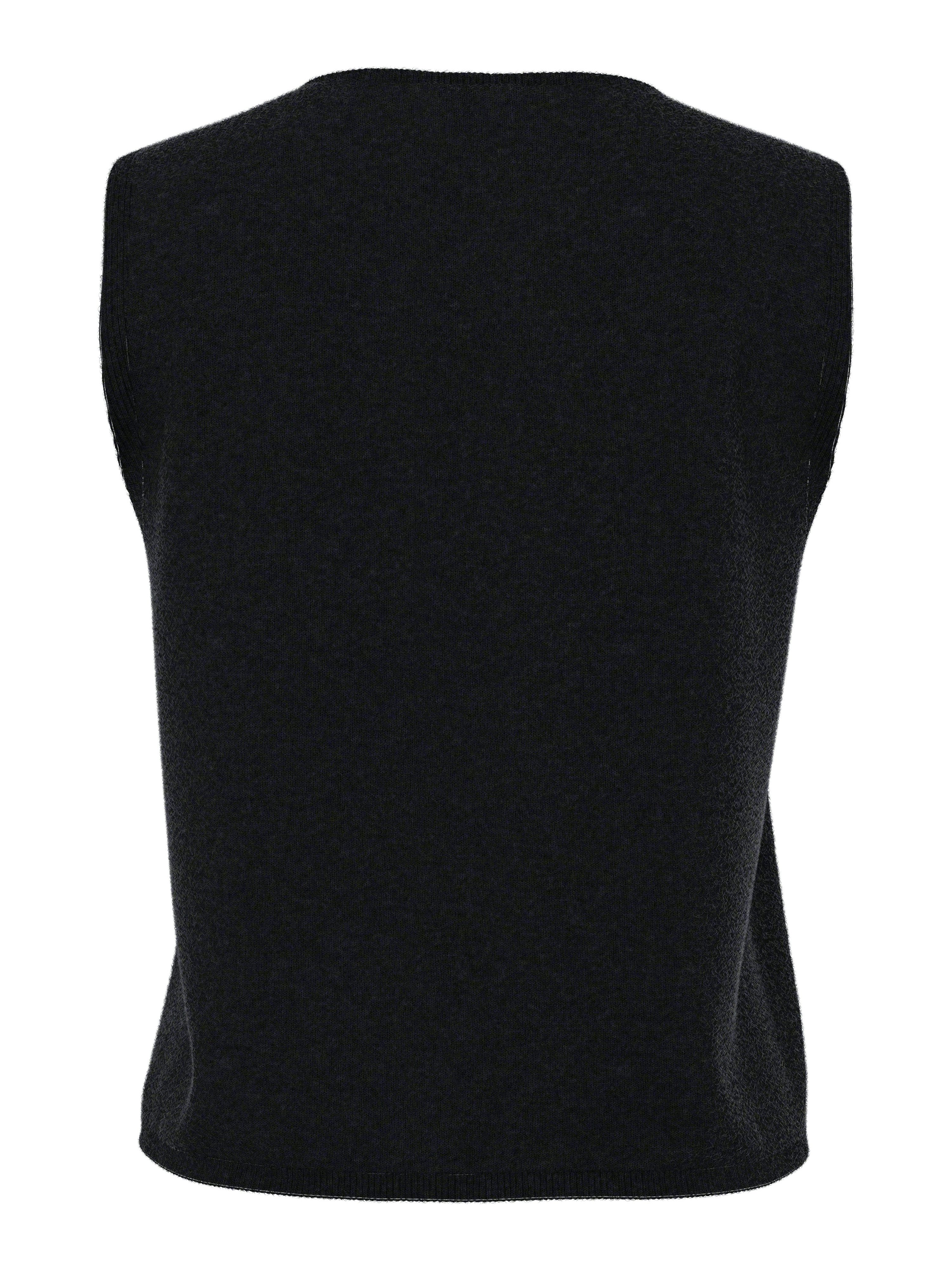 pieces Strickweste PCBREE SL TIE KNIT VEST NOOS BC mit Bindeband