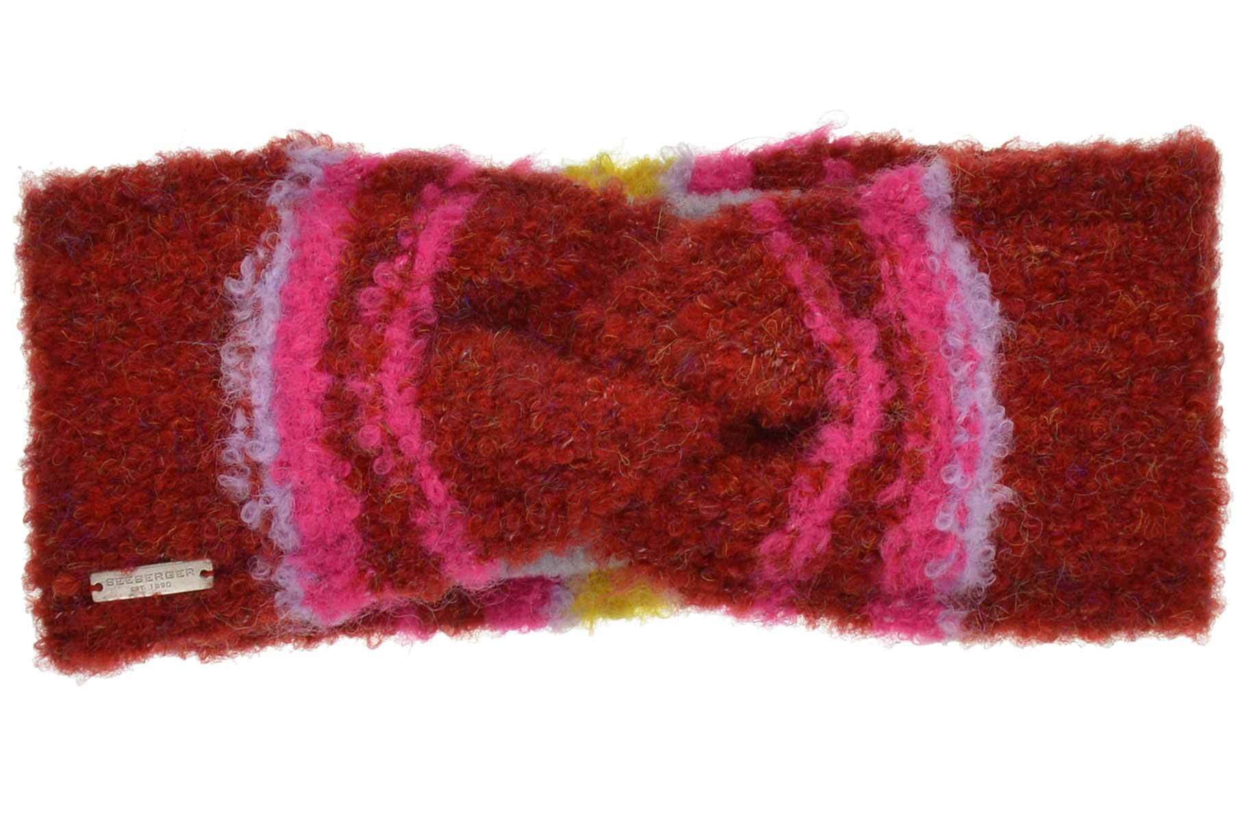 Seeberger Stirnband Strick Stirnband in Bouclegarn mit Streifendesign 19706-0