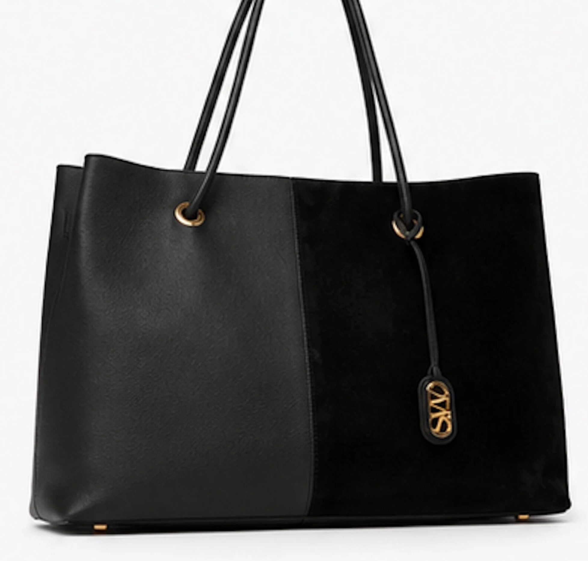 STUART WEITZMAN Shopper New York 5050 Tasche Tote Schultertasche Leder Suede, Außergewöhnlich große integrierte Innentasche mit Reißverschluss – Bild 5 von 5