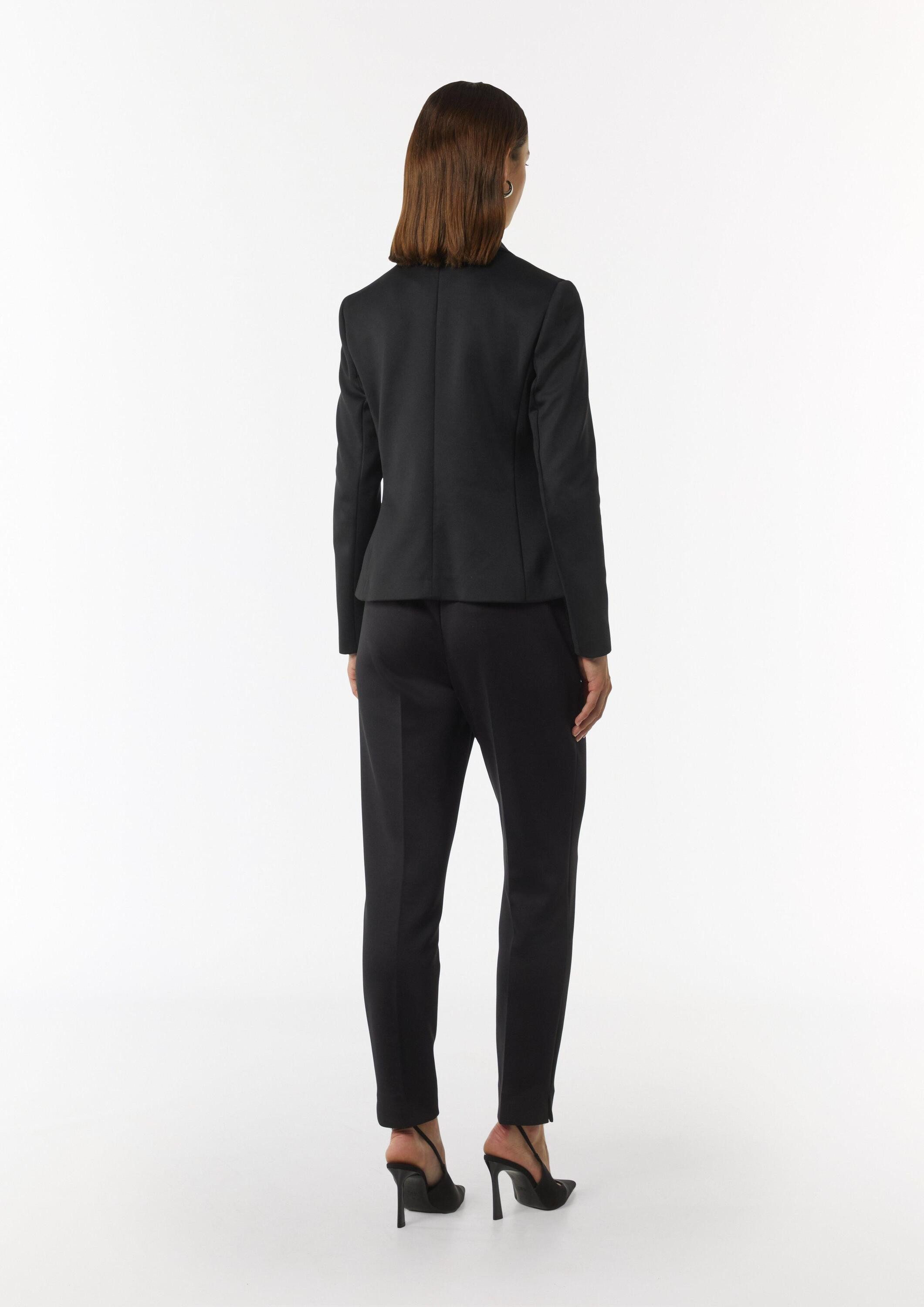 comma Jackenblazer Indoor-Blazer Blazer mit Halbfutter im Rückenteil