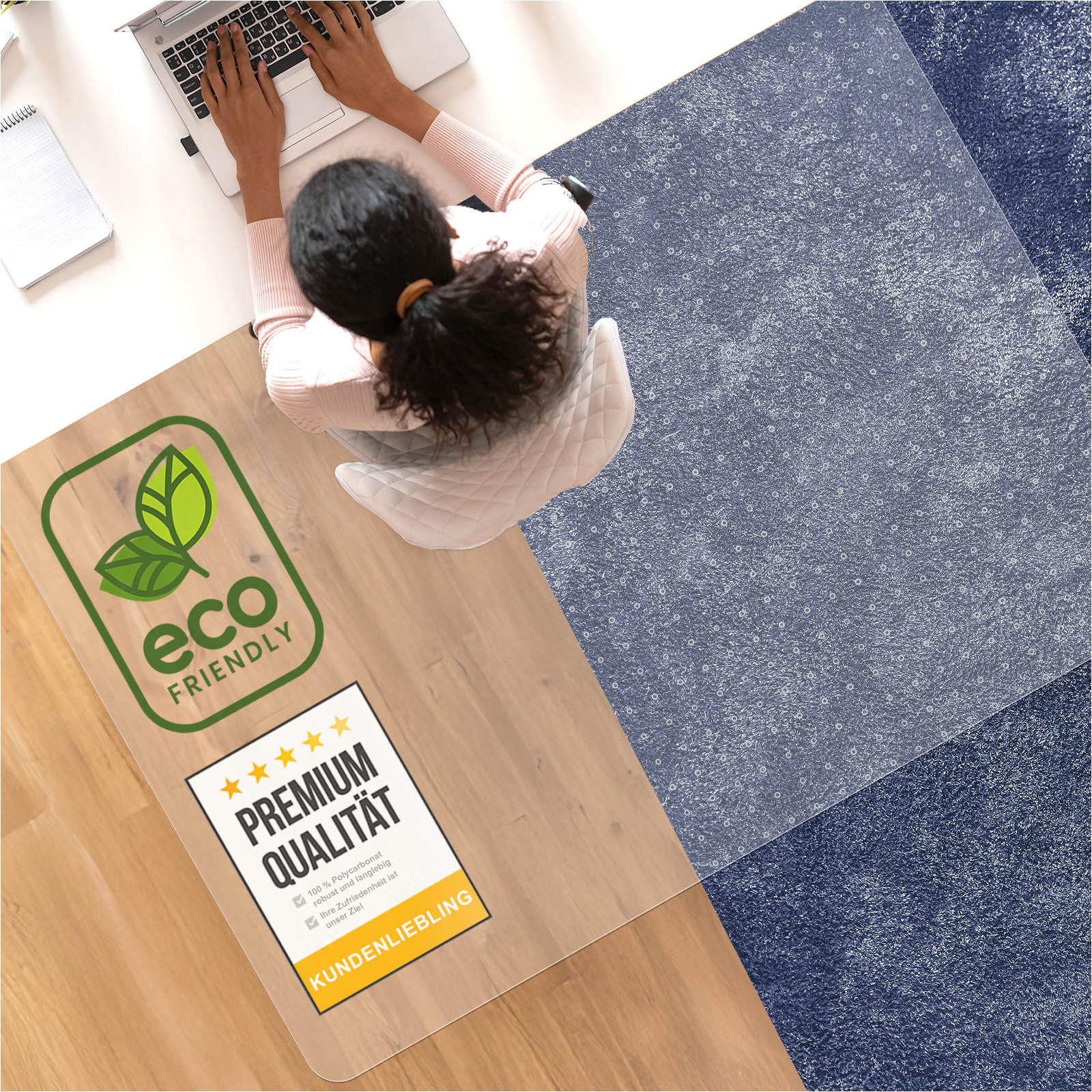 Nova Forma Bodenschutzmatte DURA, - transparente Stuhlmatte für Teppichböde günstig online kaufen