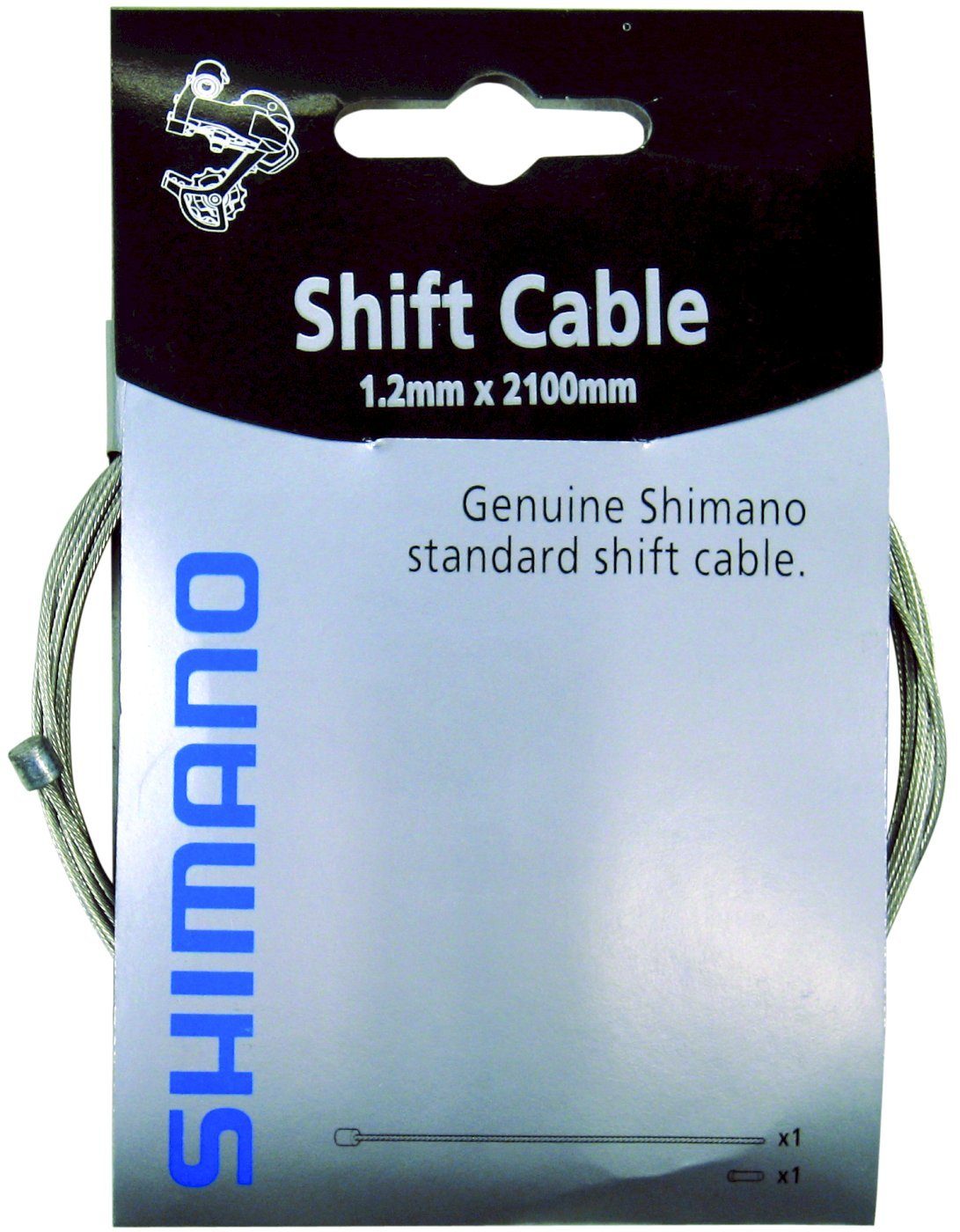 Shimano x mm Schaltzug Schaltzug verzinkt 1,2 2100 Shimano mm