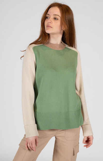 THE FASHION PEOPLE Rundhalspullover Sweater knitted, multicolor