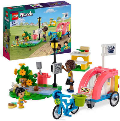 LEGO® Konstruktionsspielsteine Hunderettungsfahrrad (41738), LEGO® Friends, (125 St), Made in Europe