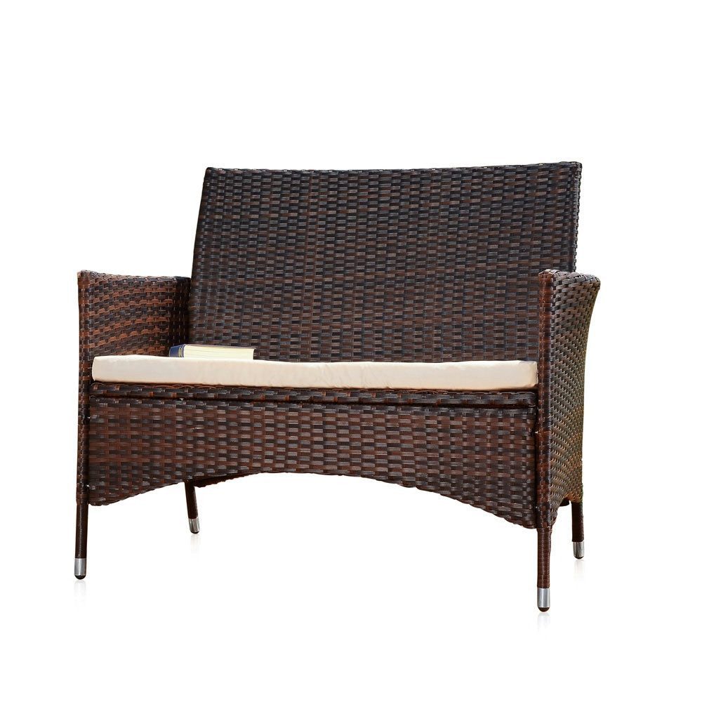 Feel2Home Gartenbank Gartenbank Sitzbank Rattanbank Polyrattan günstig online kaufen