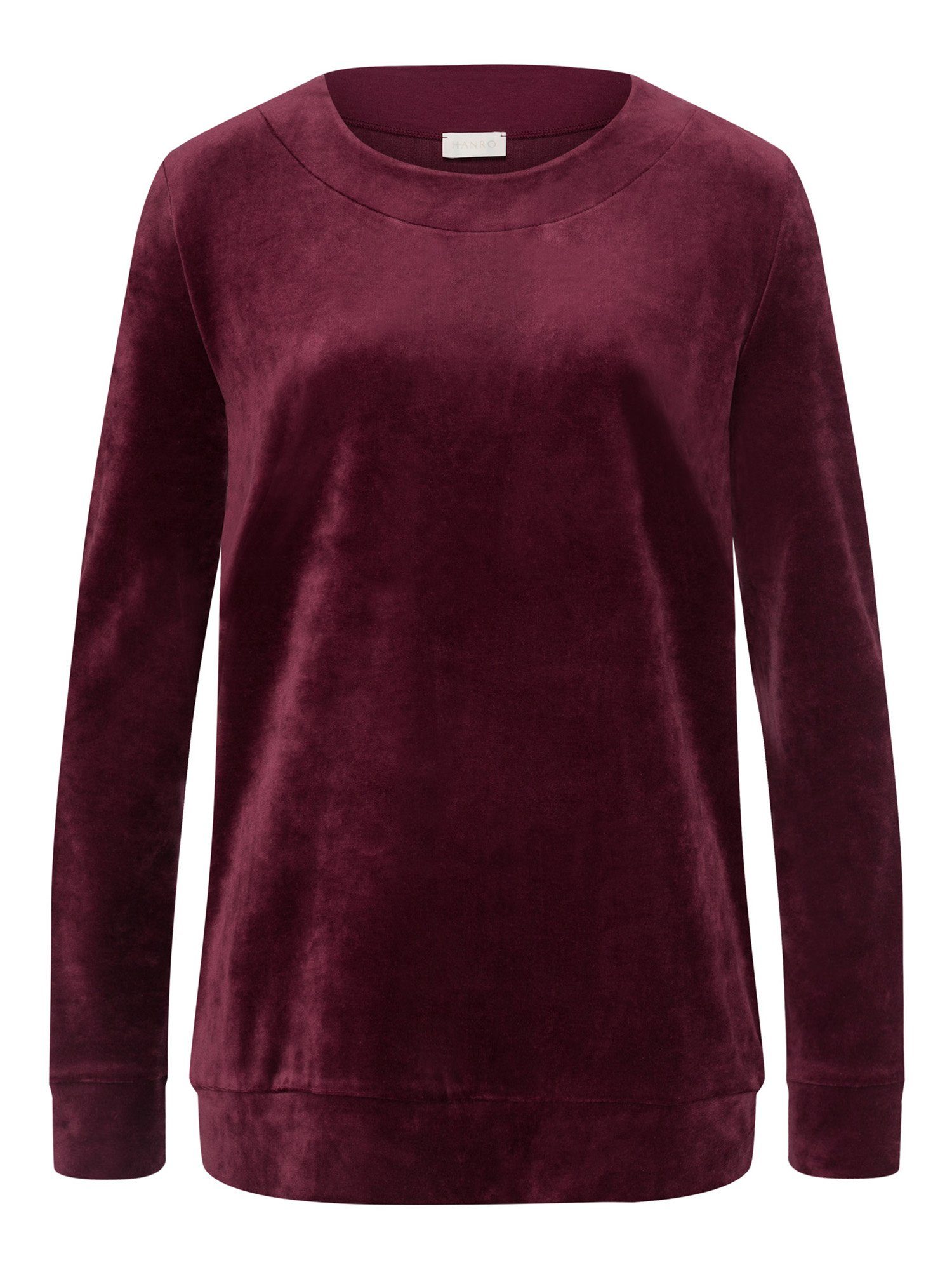 Hanro Favourites wine ruby Sweatshirt